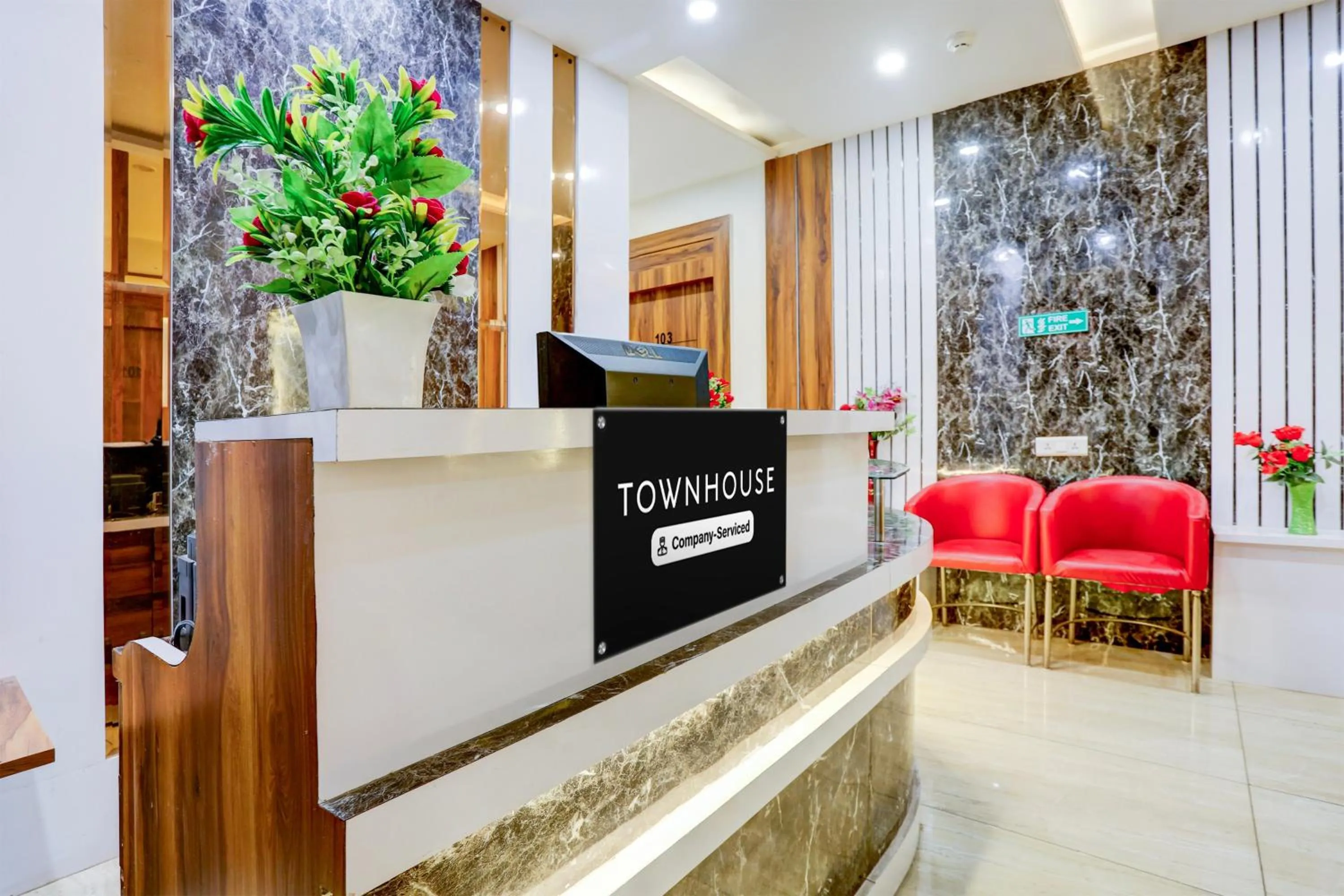 Lobby or reception in Super Townhouse Model Town Rohtak Formerly Hotel Tathastu