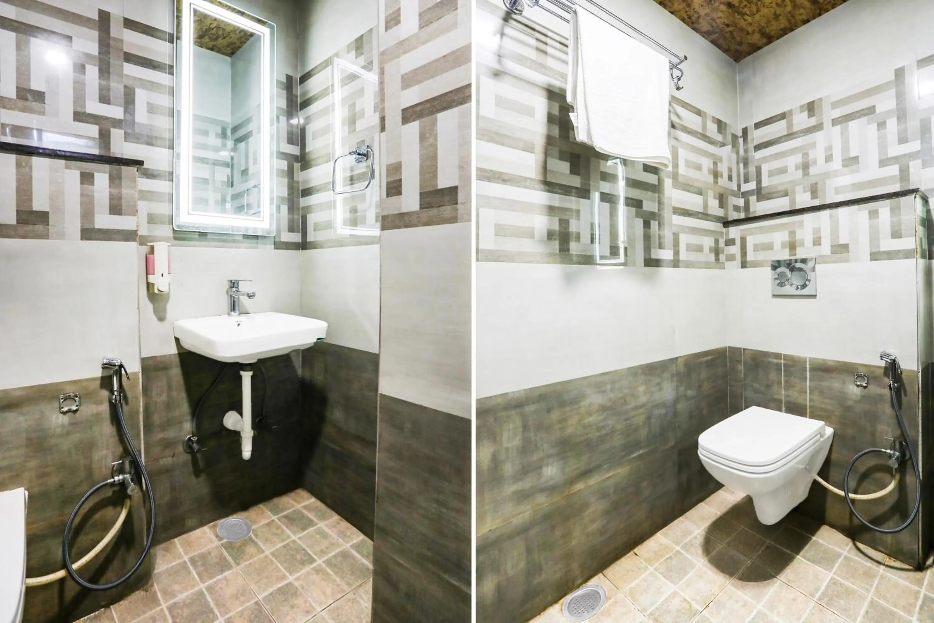 Bathroom in Townhouse Kota Airport Formerly Hotel Shaily Royal