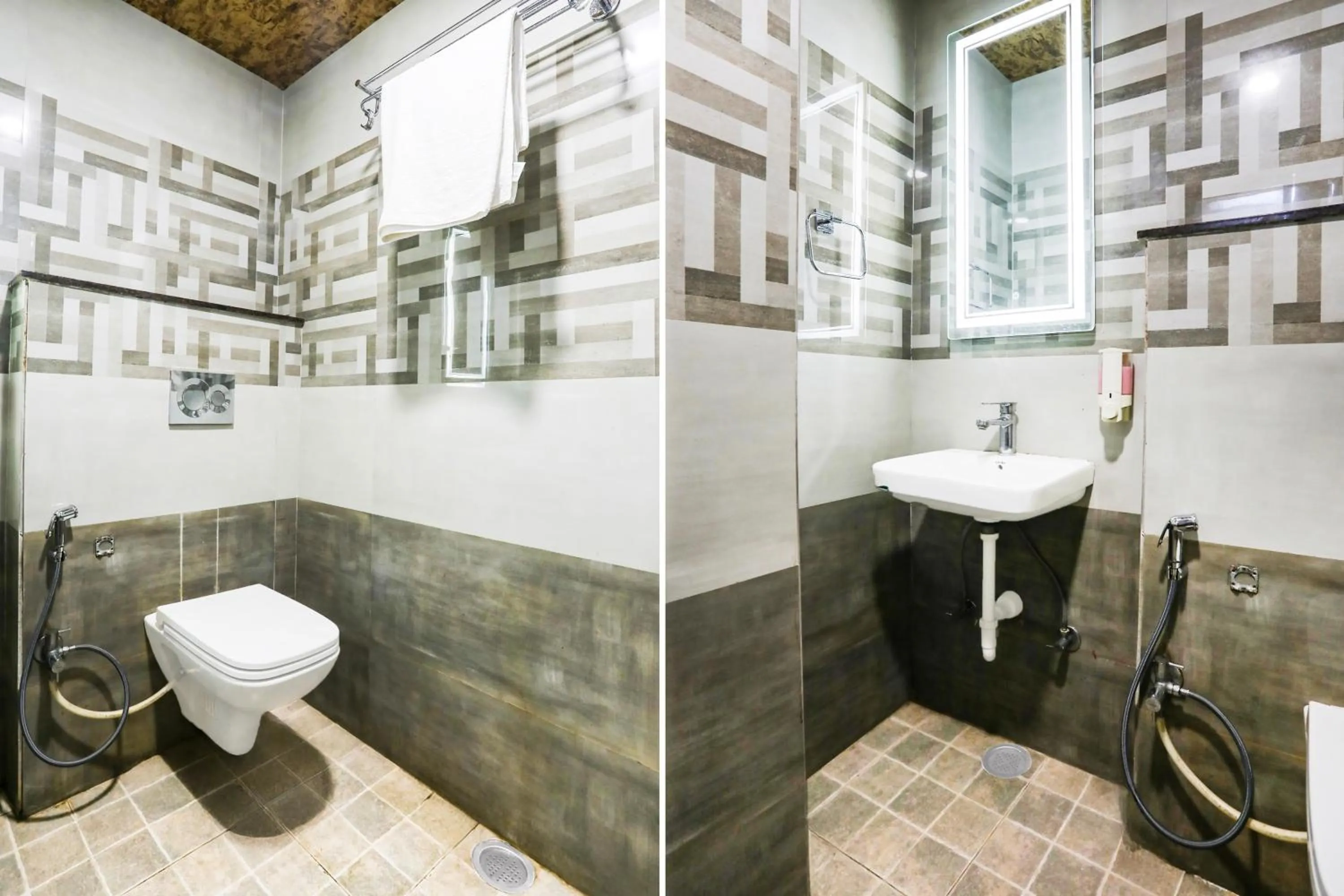 Bathroom in Townhouse Kota Airport Formerly Hotel Shaily Royal