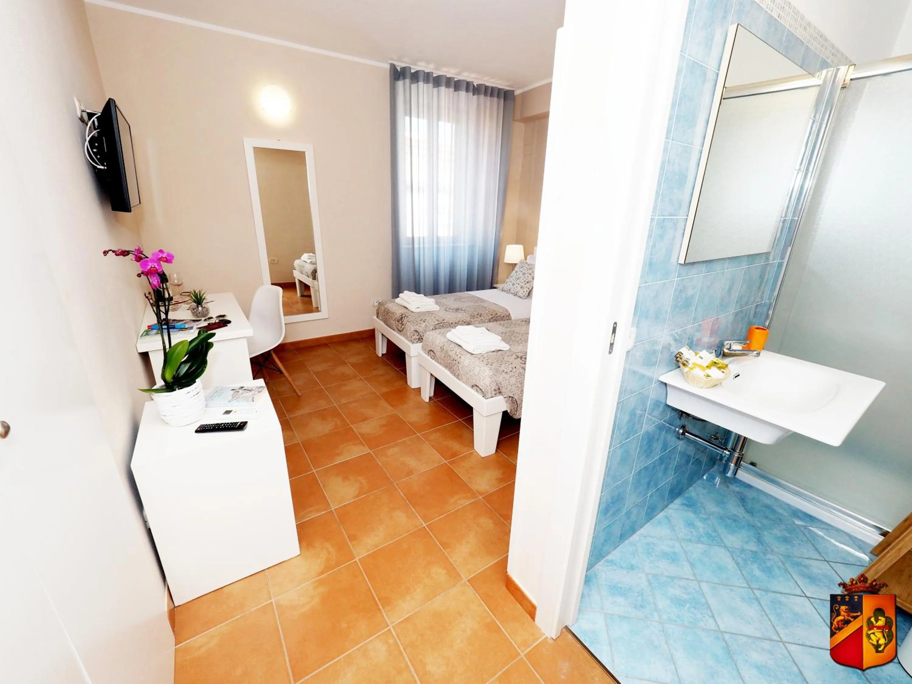 Bedroom, Bed in Palazzo Toraldo di Francia