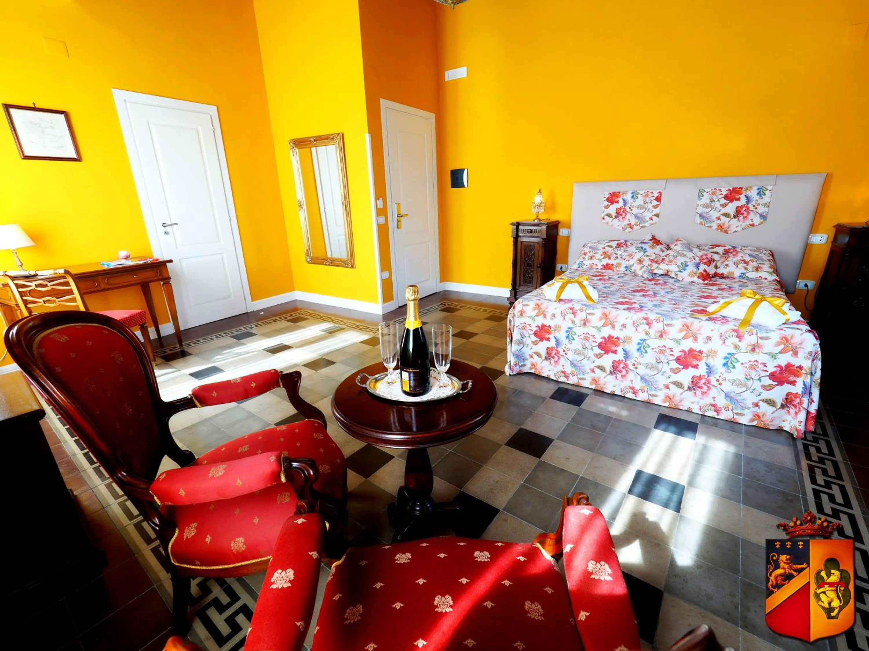 Bedroom, Bed in Palazzo Toraldo di Francia