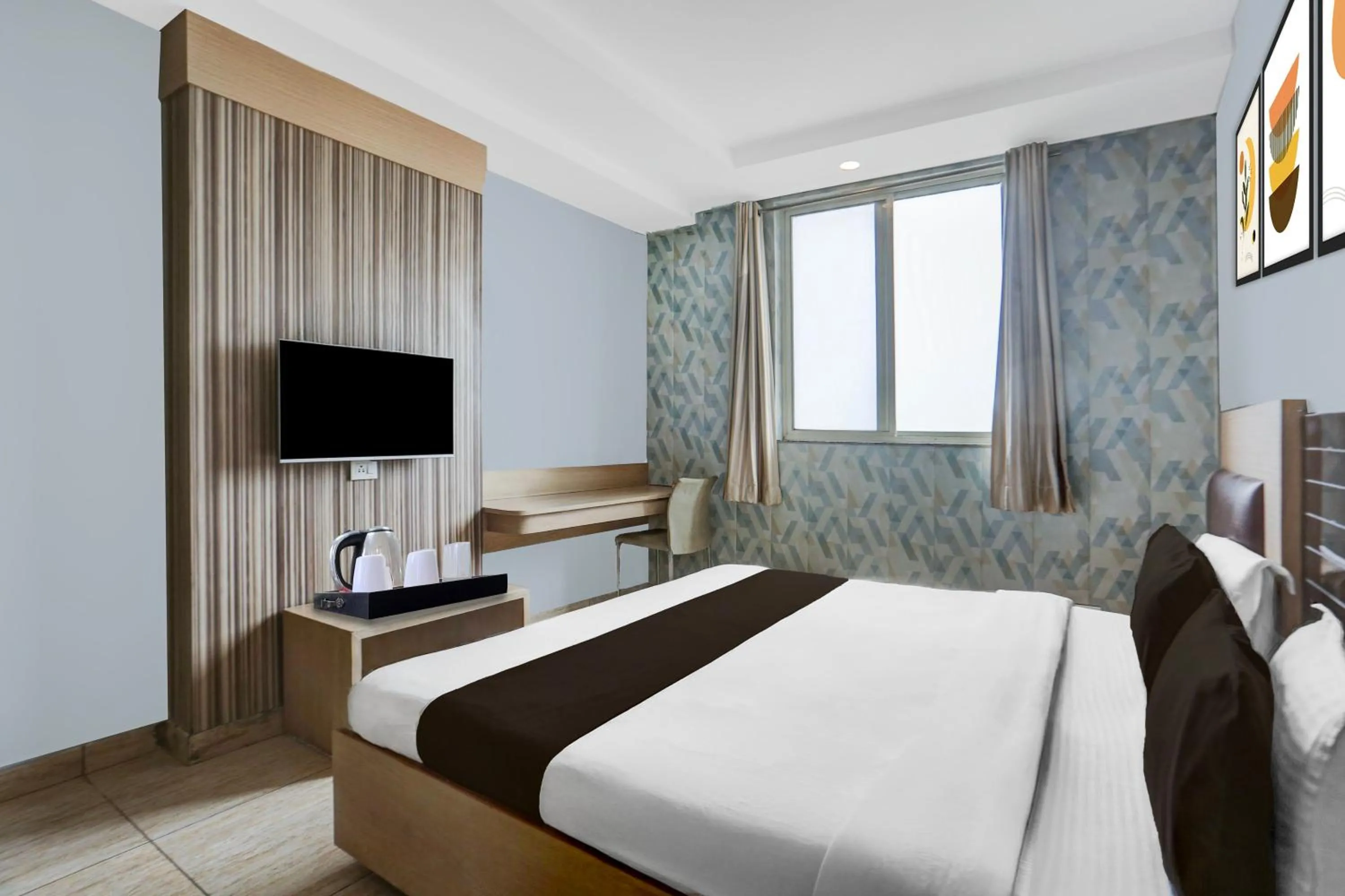 Bedroom, Bed in Hotel O Haldwani Near Bus Stand