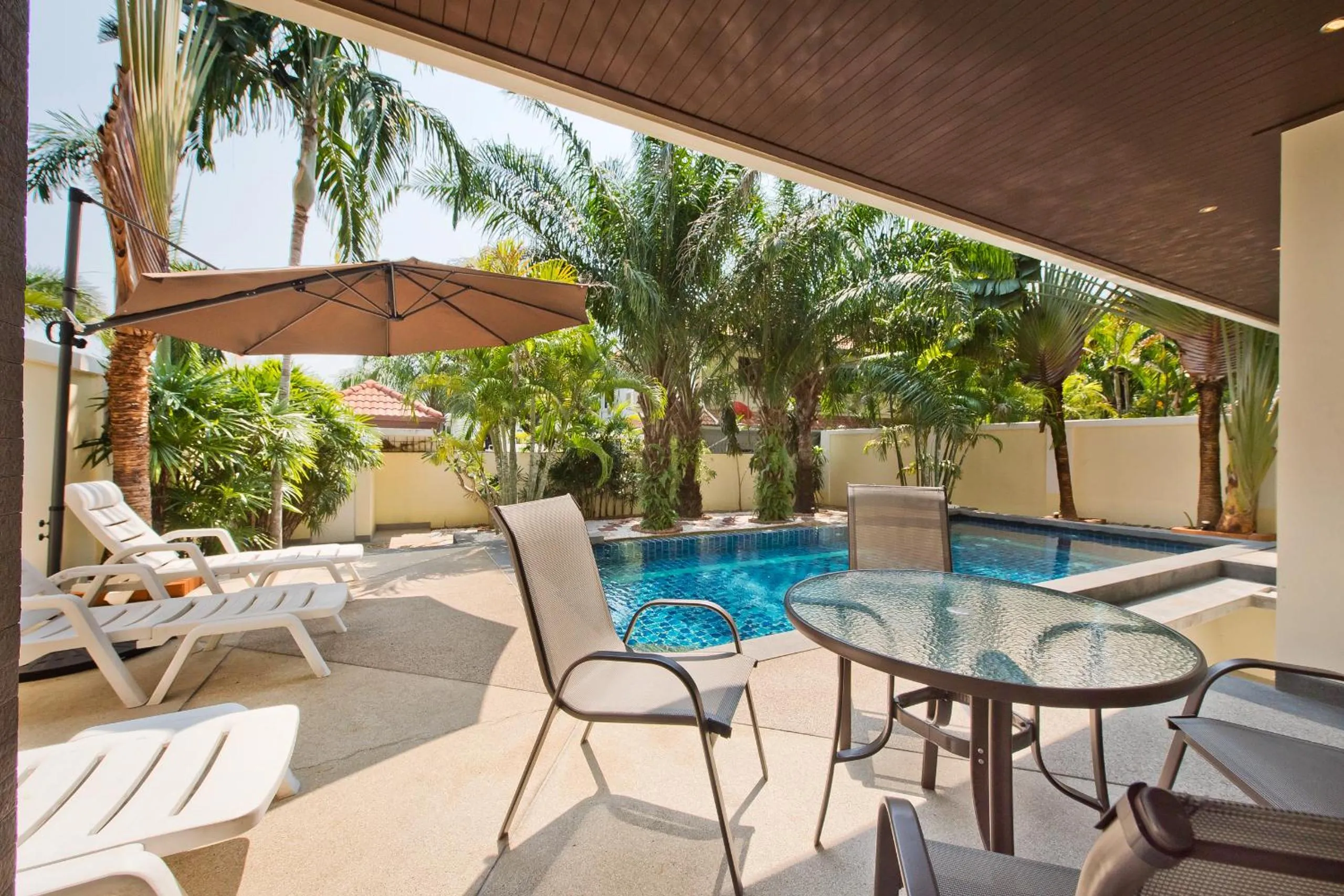 Patio in Tropicana Pool Villa