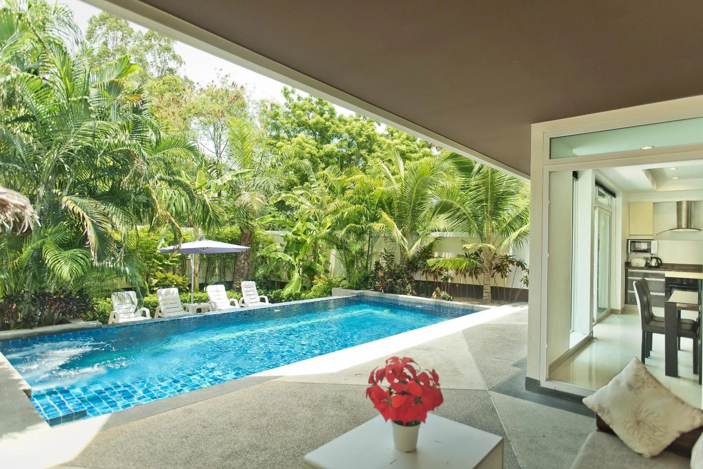 Patio in Tropicana Pool Villa