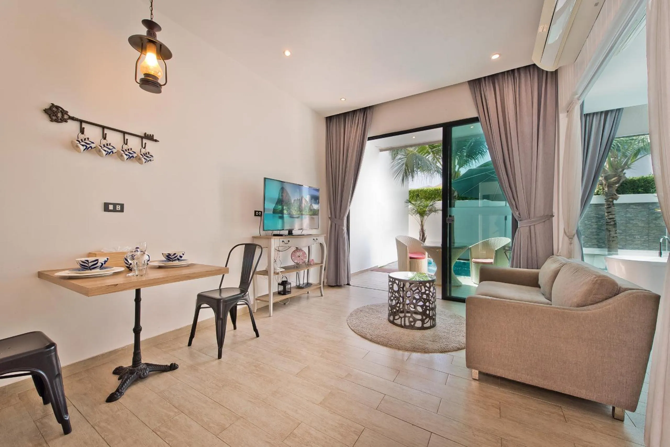Living room in Tropicana Pool Villa