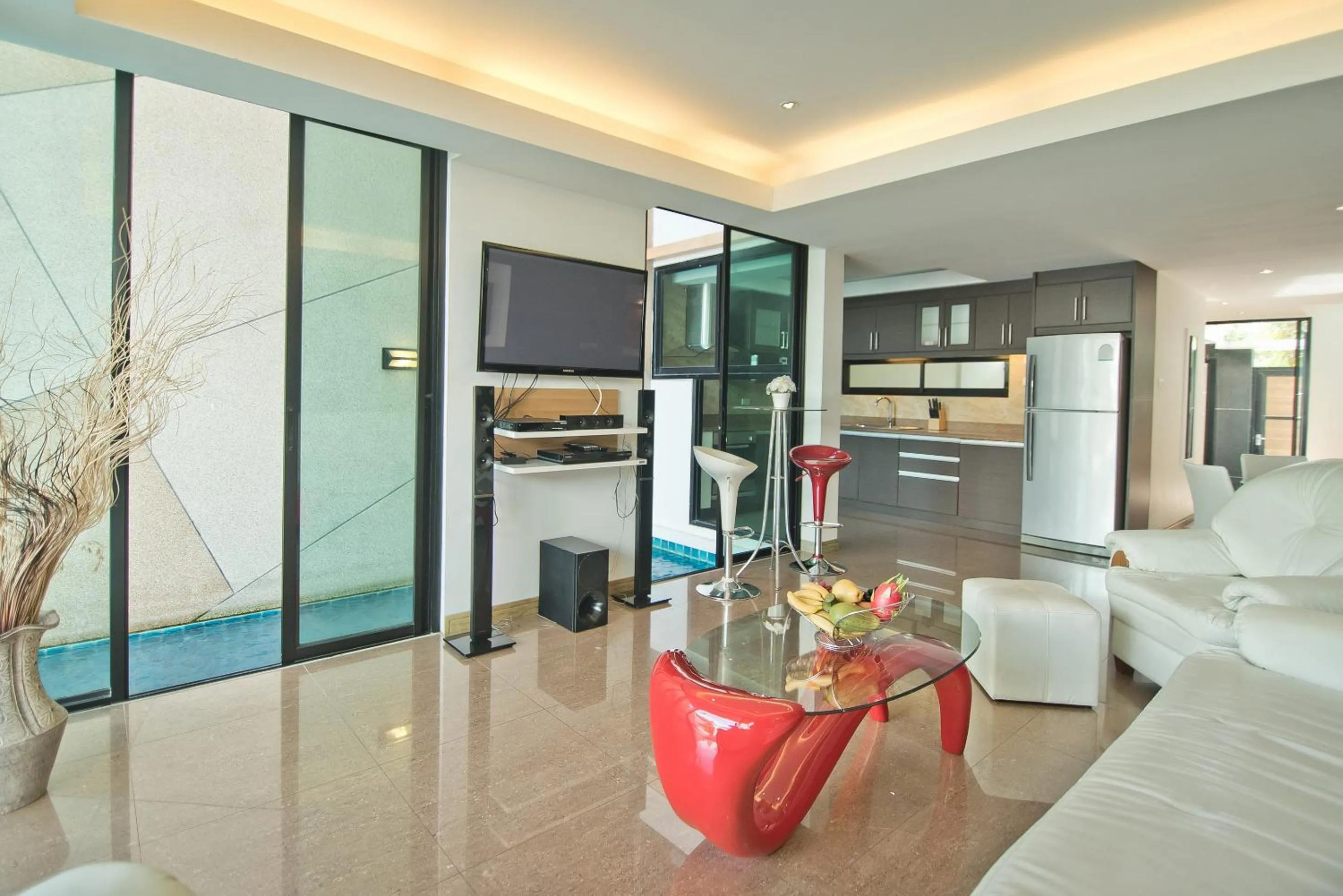 Living room in Tropicana Pool Villa
