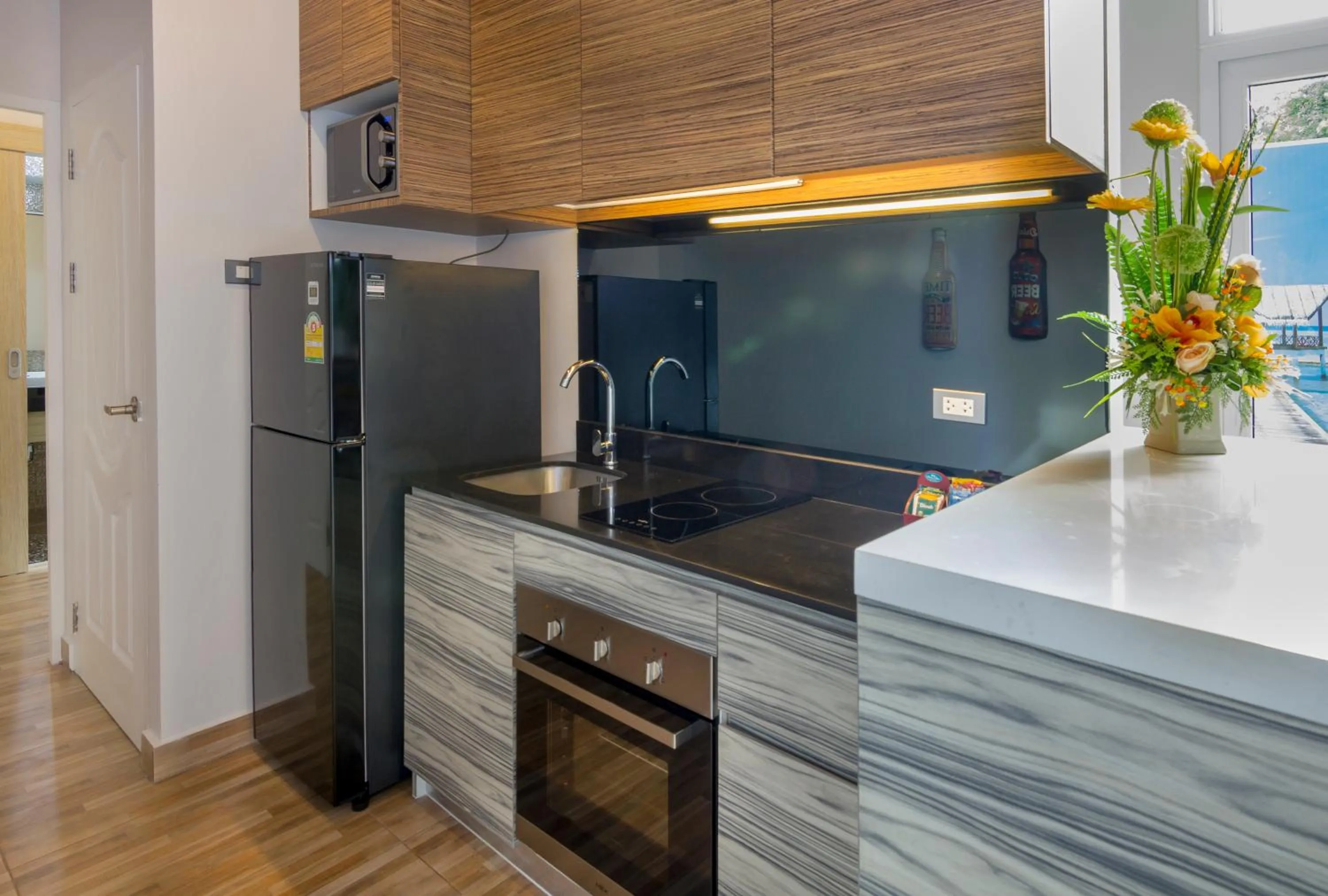 Kitchen or kitchenette in Tropicana Pool Villa