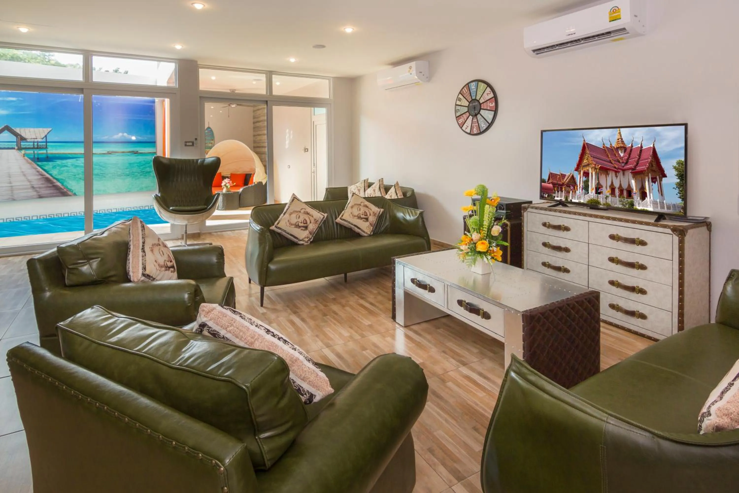 Living room in Tropicana Pool Villa