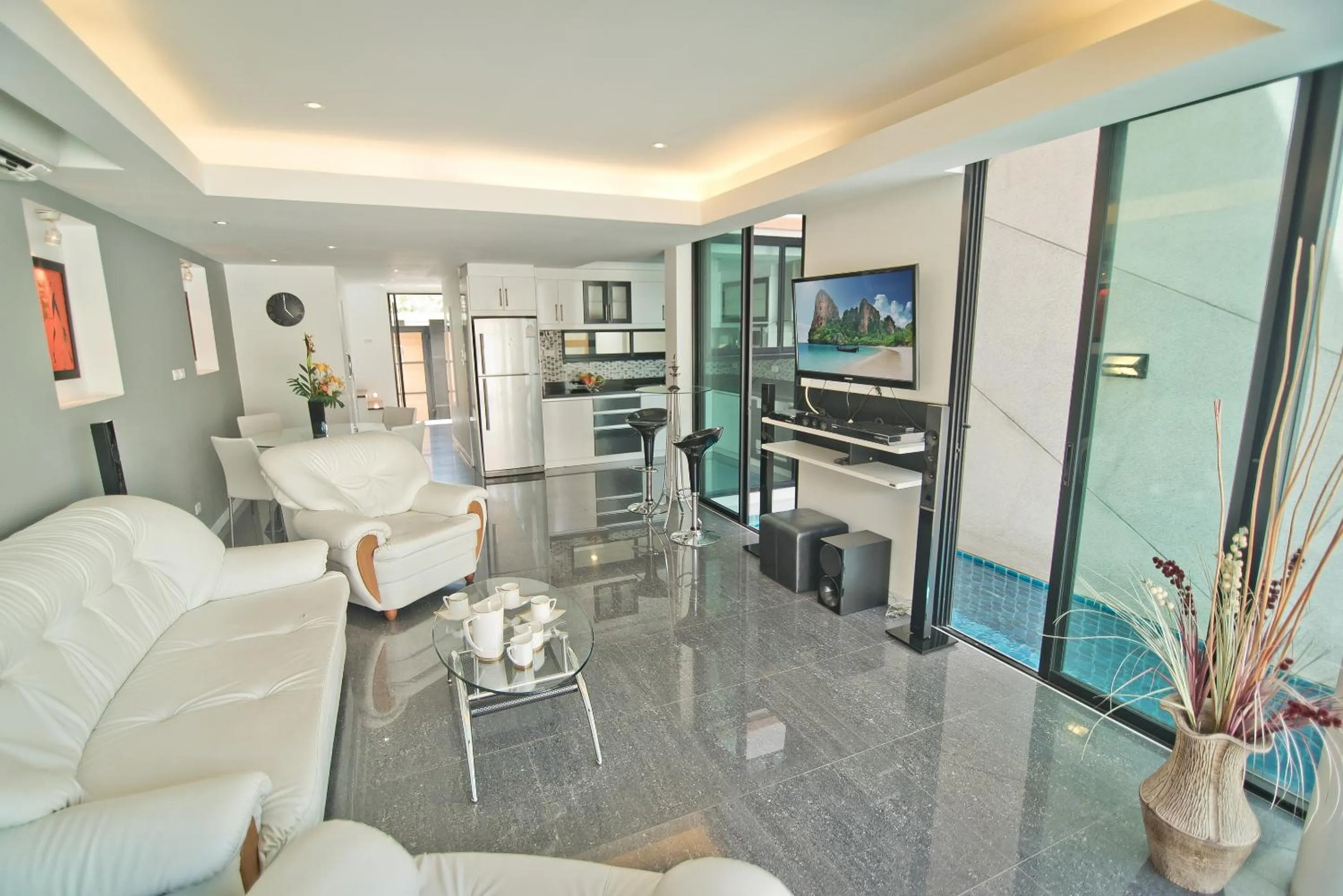 Living room in Tropicana Pool Villa