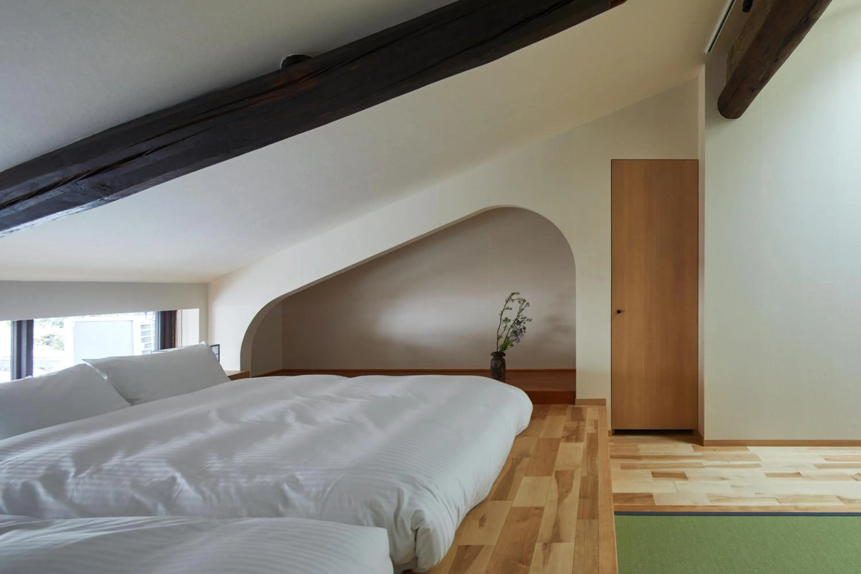 Bed in Enso Machiya