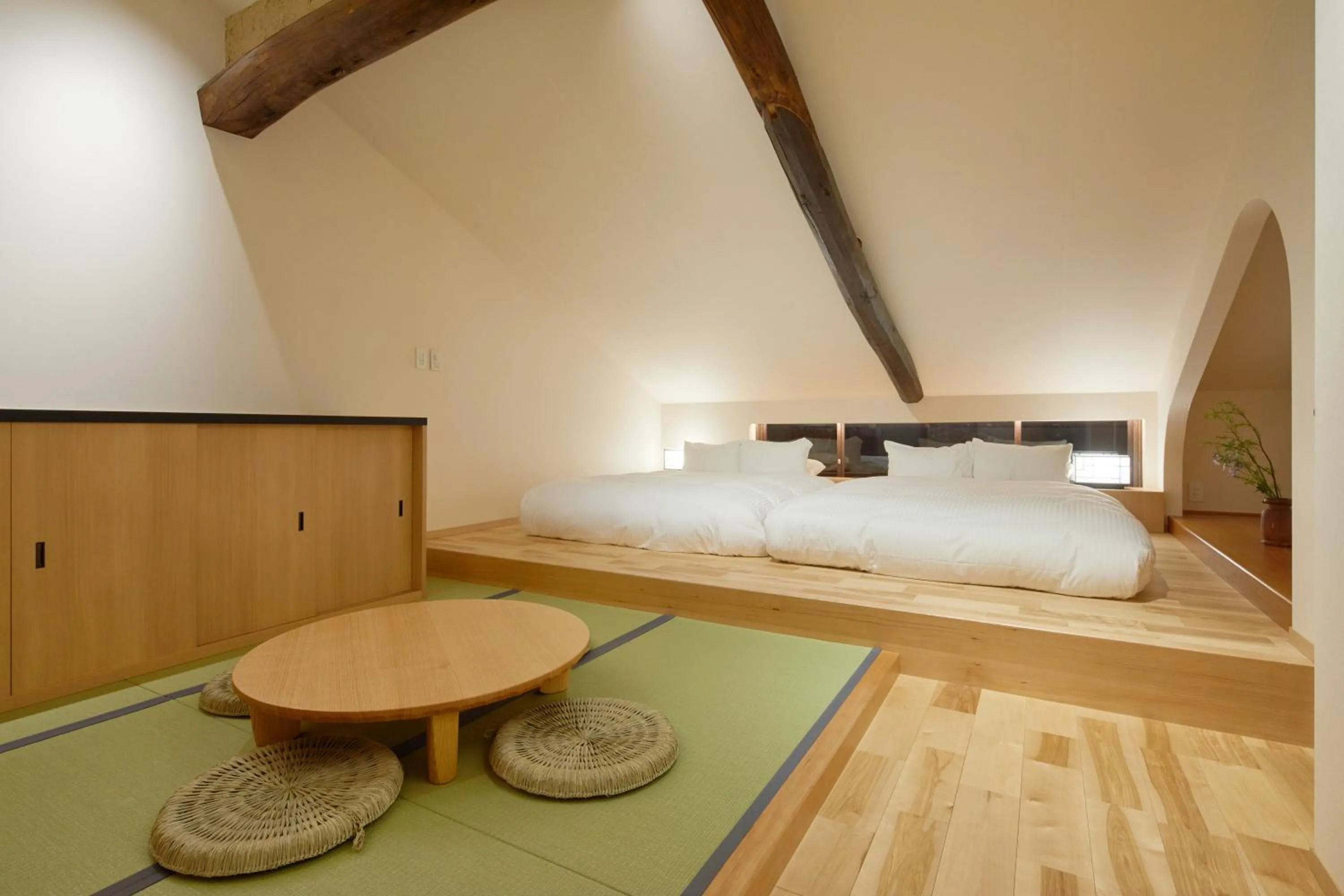 Bed in Enso Machiya