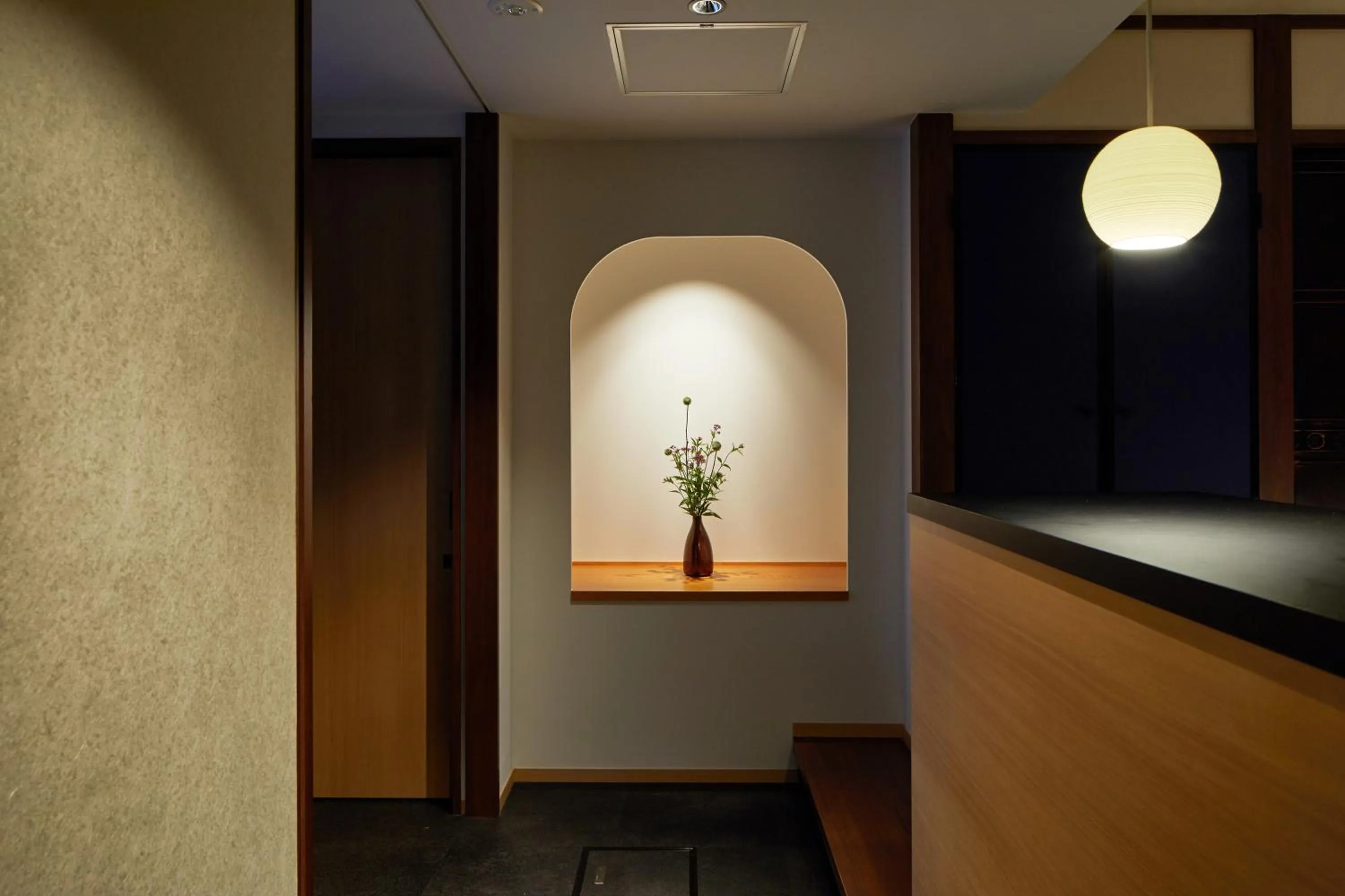 Decorative detail in Enso Machiya