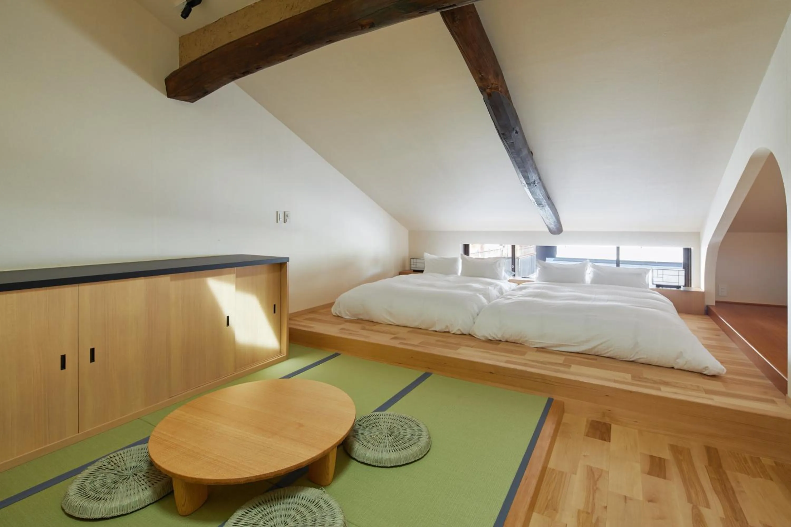 Bed in Enso Machiya
