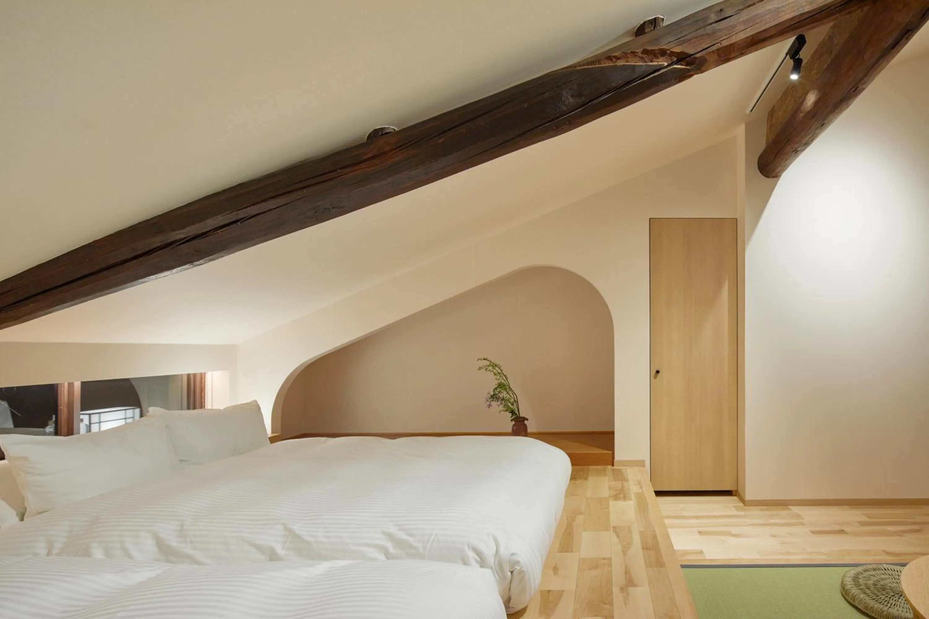 Bed in Enso Machiya
