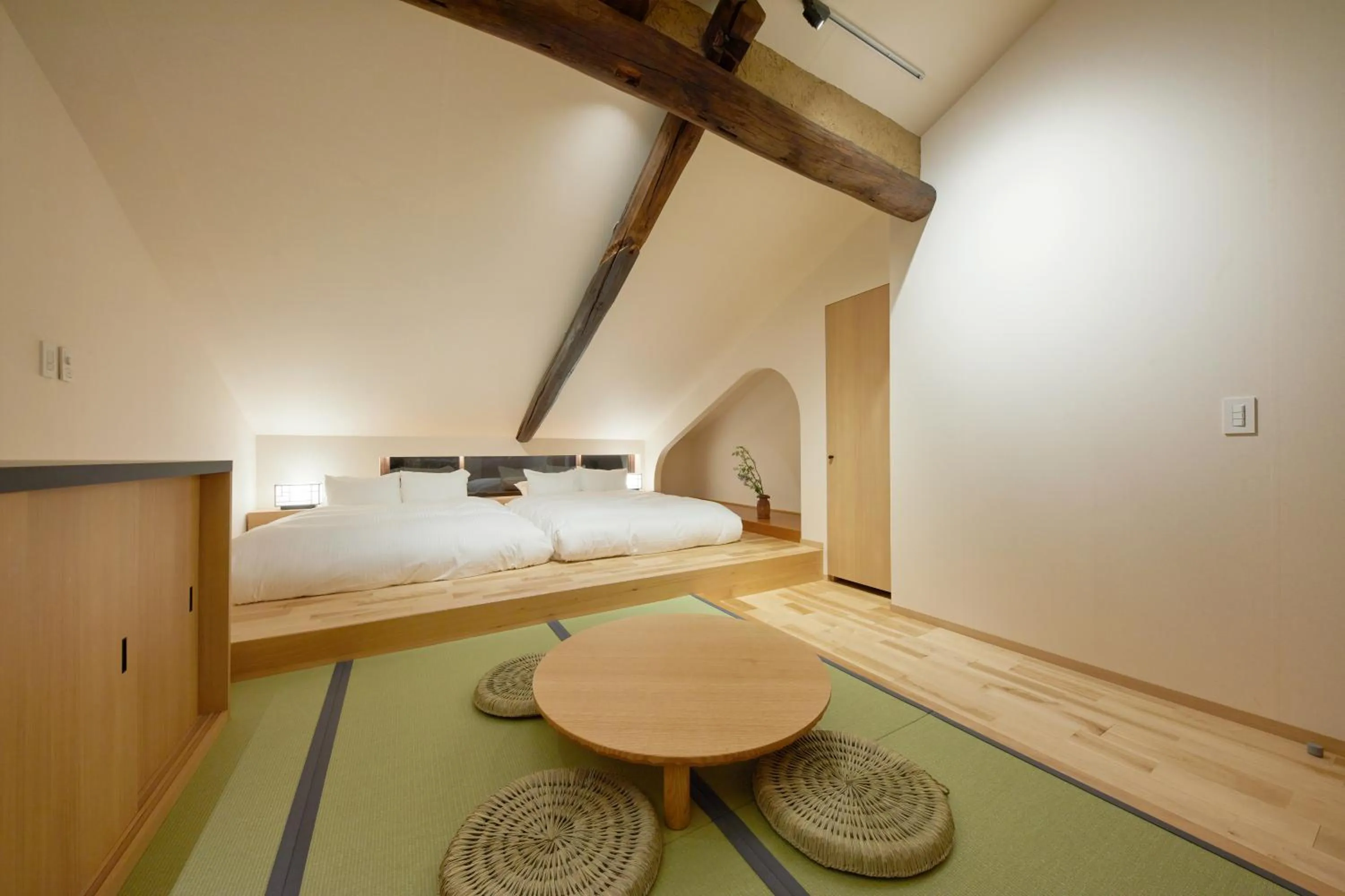 Bed in Enso Machiya