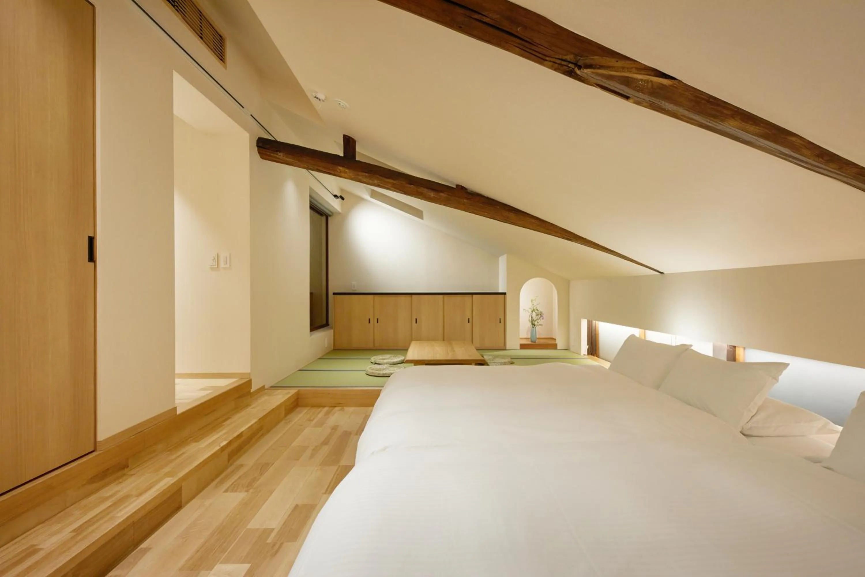 Bed in Enso Machiya