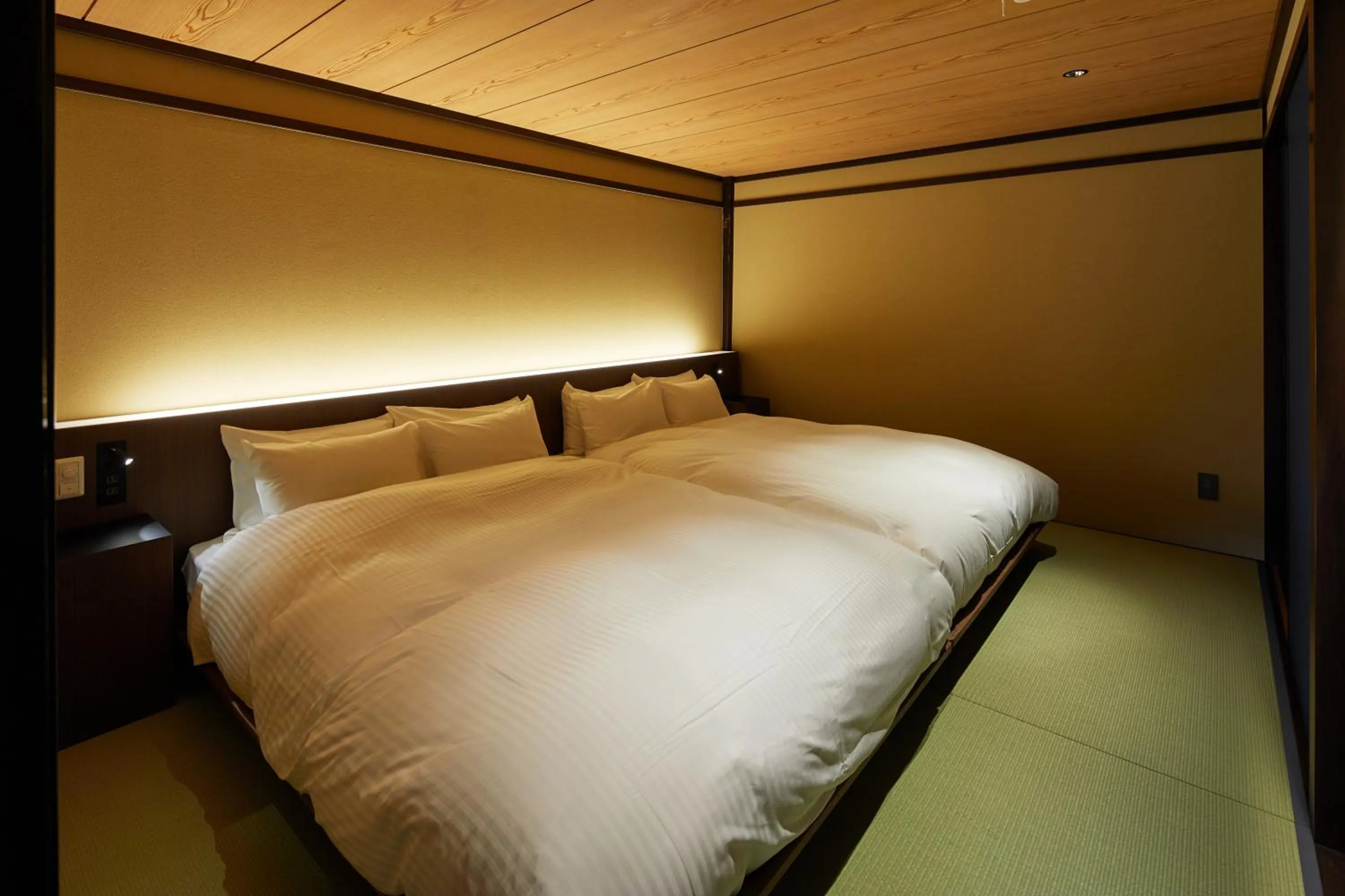Bed in Enso Machiya