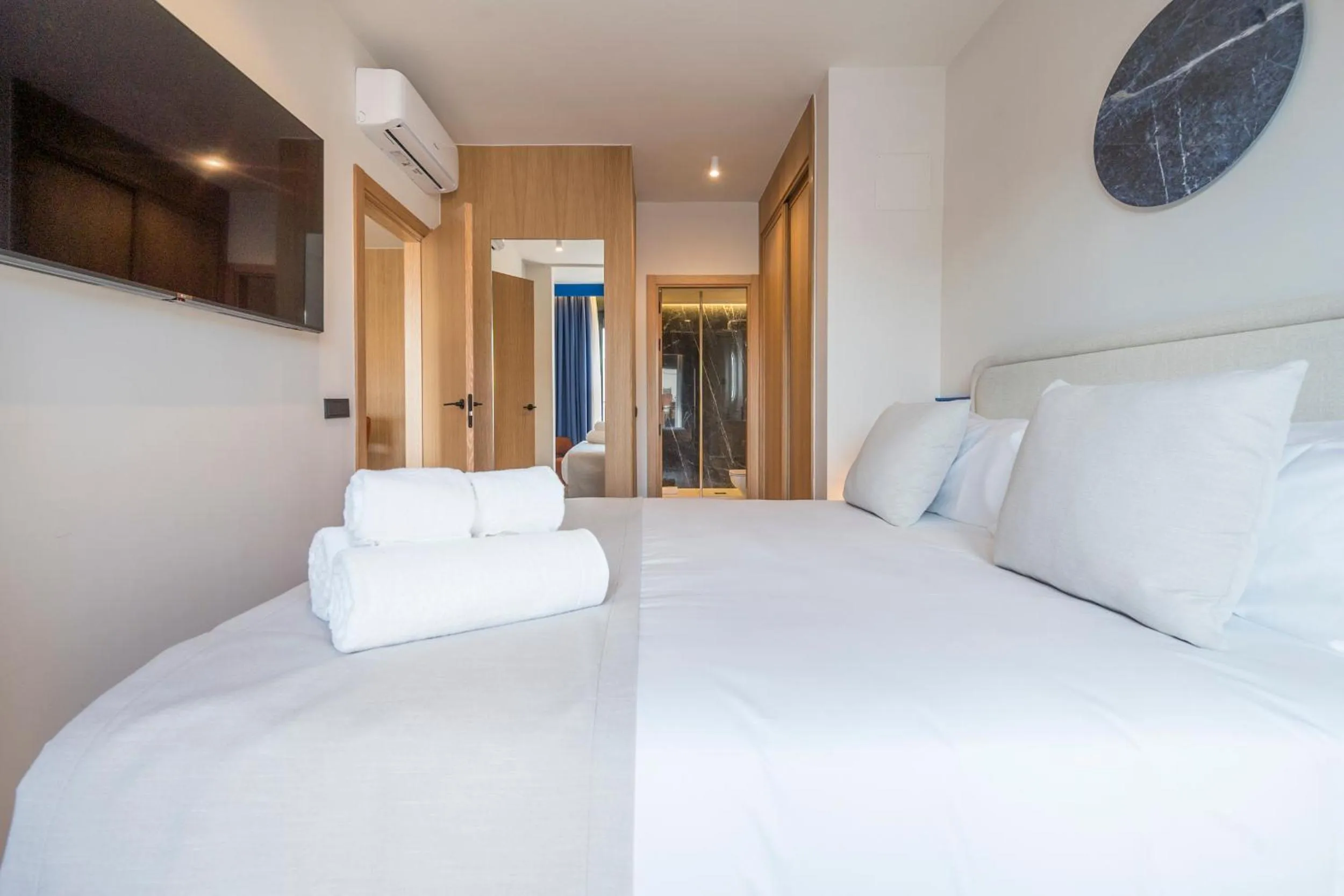 Bed in Iconic Suites