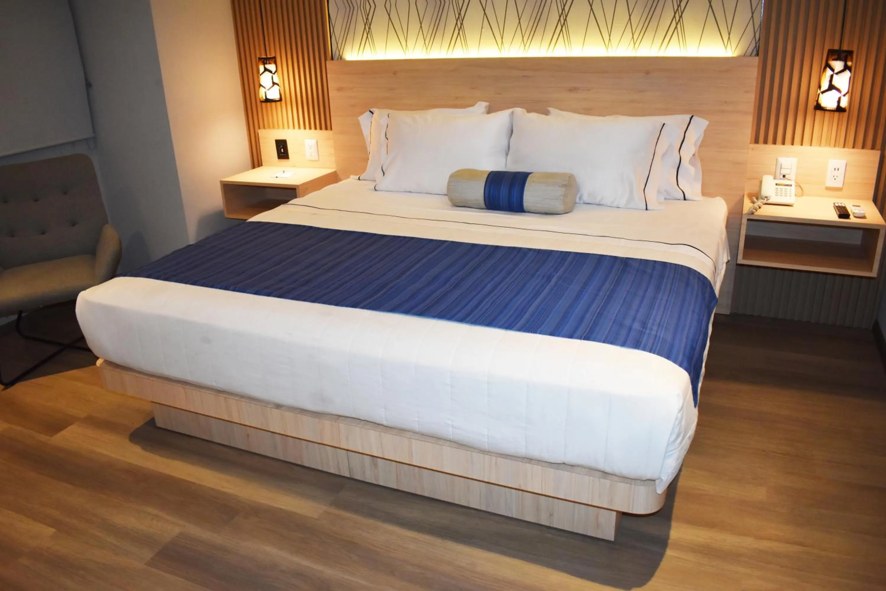 Bed in Hotel Torremolinos Vallejo Ciudad de Mexico