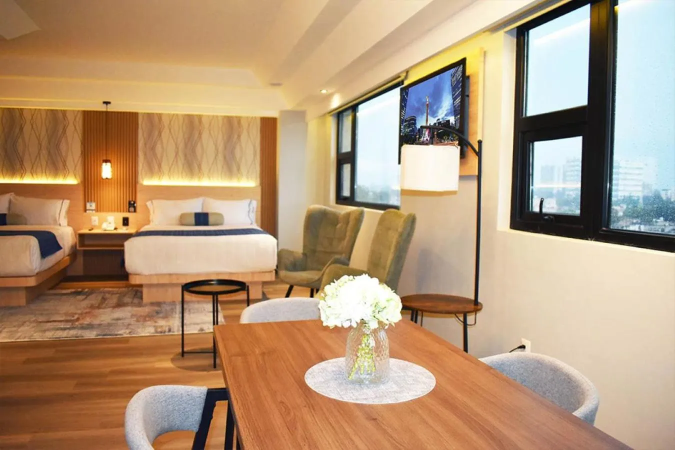 Bed in Hotel Torremolinos Vallejo Ciudad de Mexico