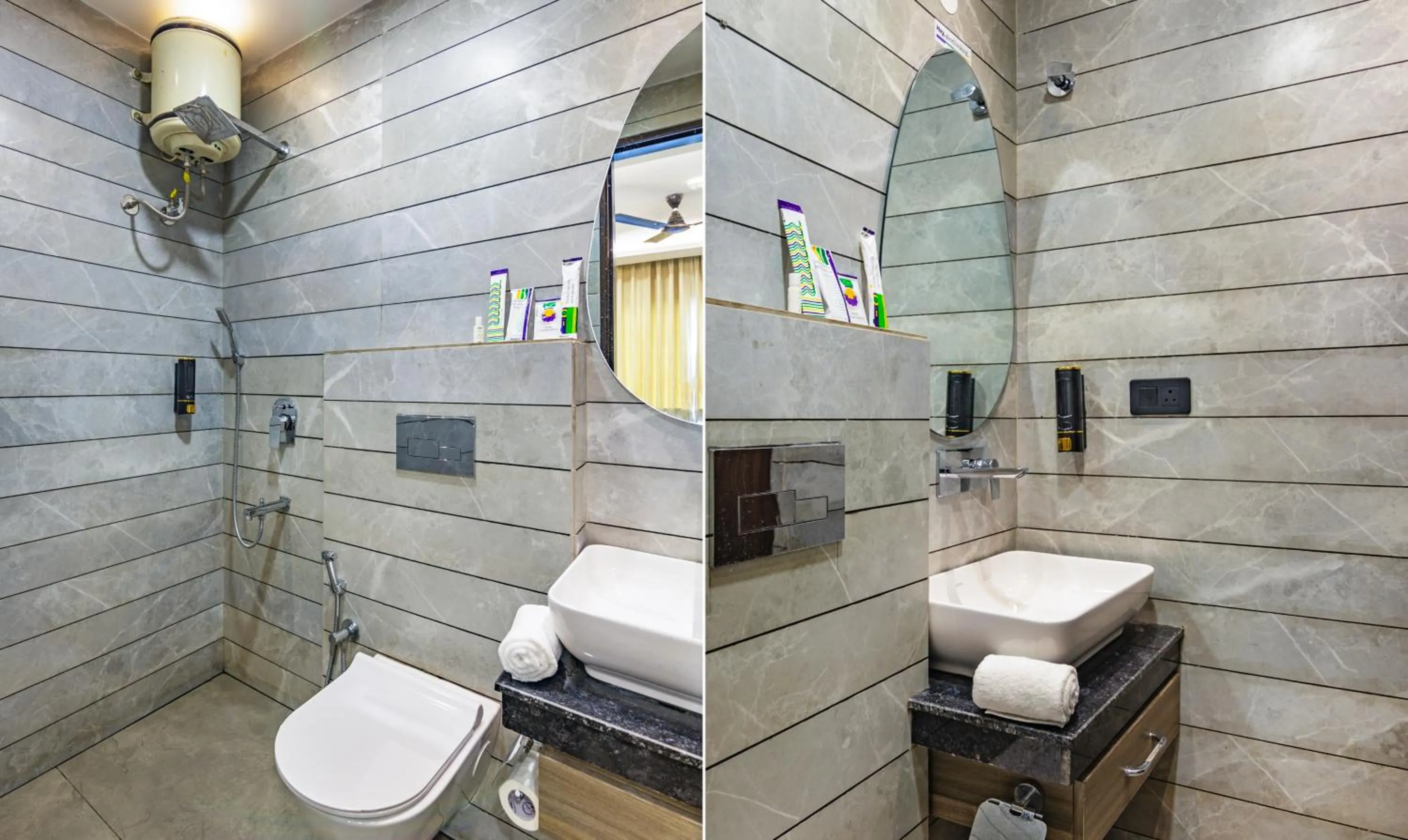 Bathroom in Treebo Bombay Palace