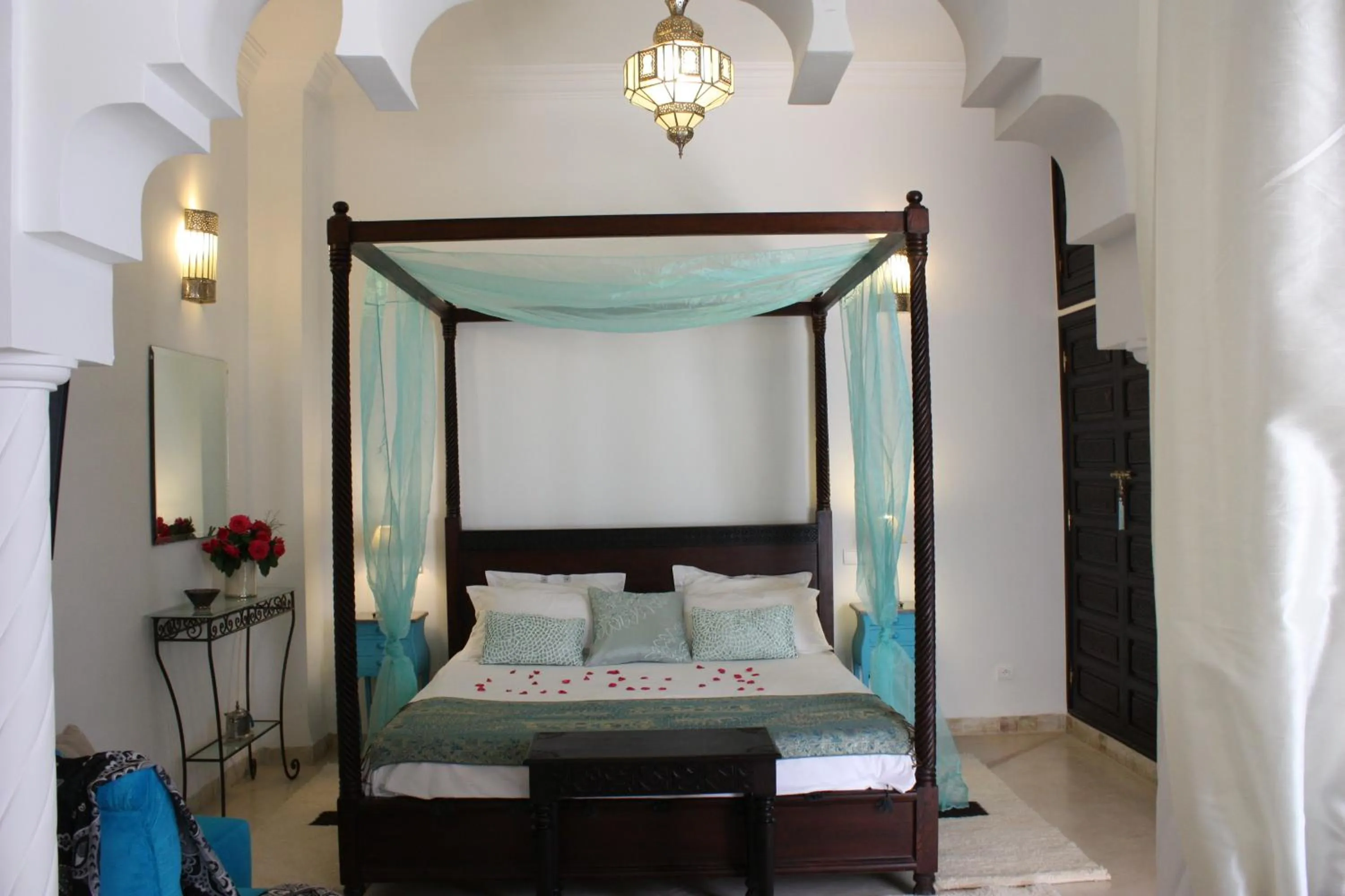 Bed in Riad La Villa Marrakech