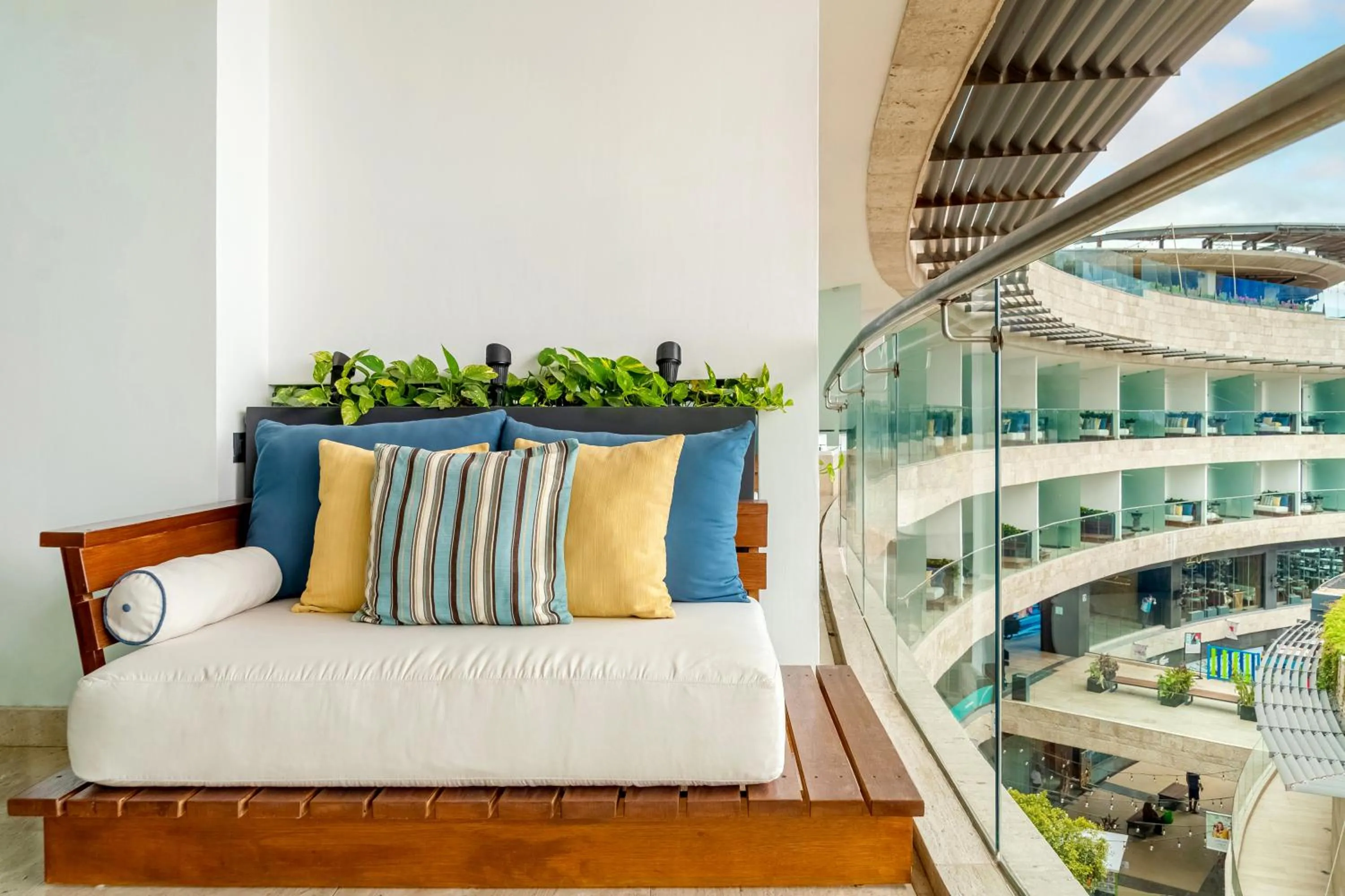 Balcony/Terrace in Thompson Playa Del Carmen Main House, by Hyatt