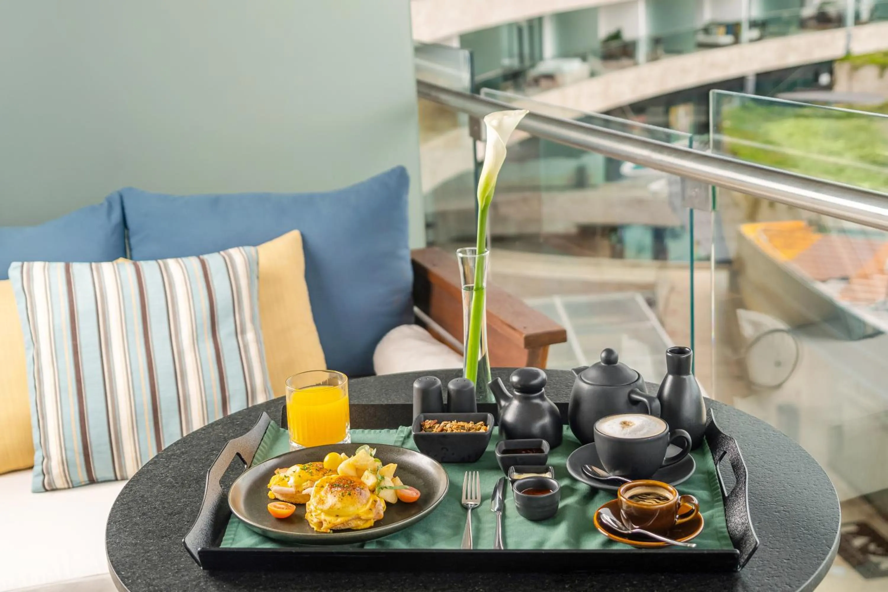 Balcony/Terrace in Thompson Playa Del Carmen Main House, by Hyatt