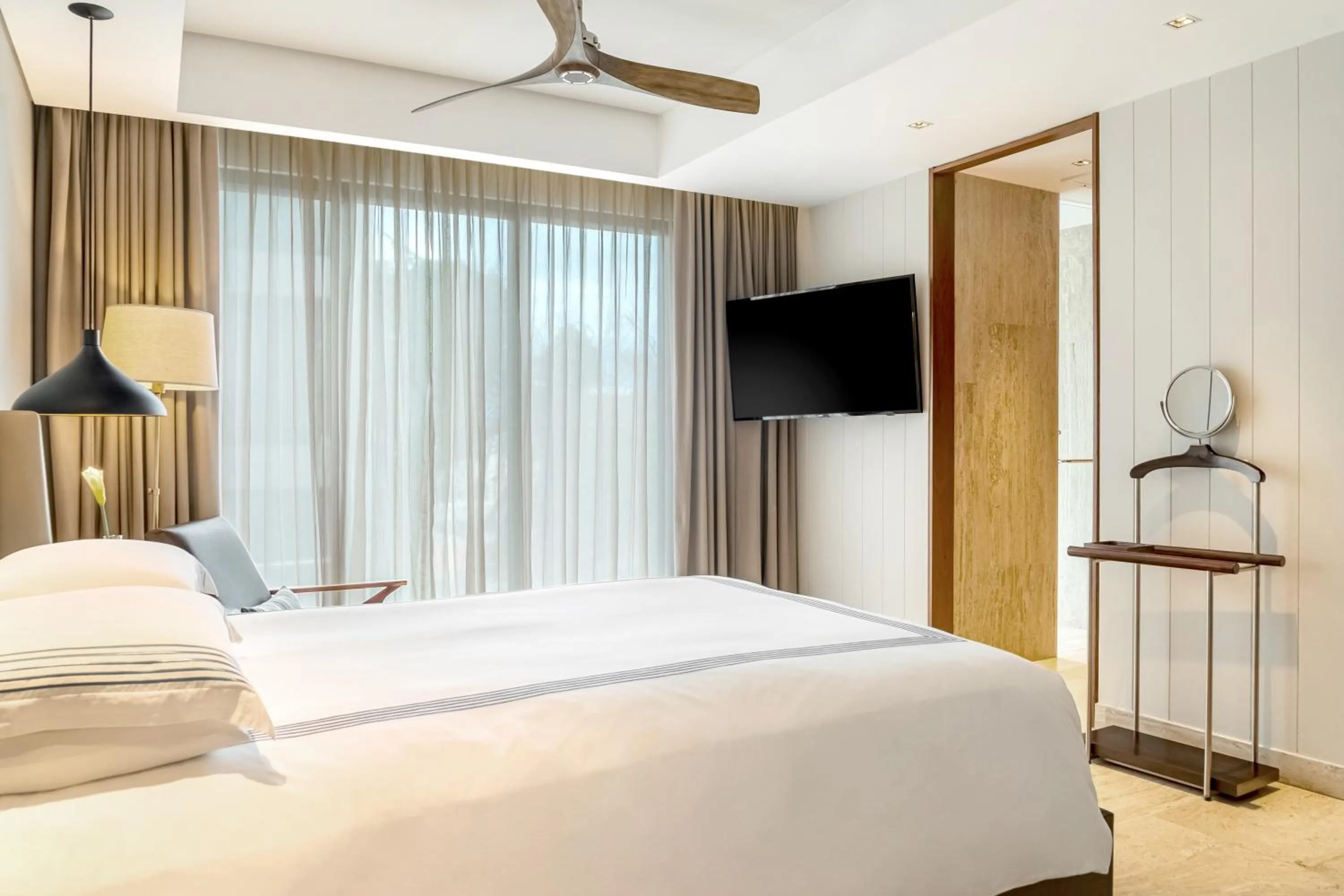 Bed in Thompson Playa Del Carmen Main House, by Hyatt