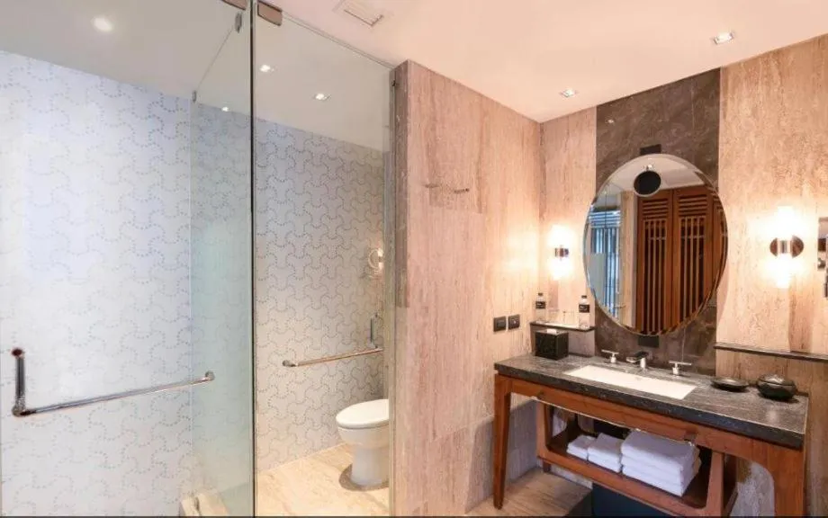 Shower in Thompson Playa Del Carmen Main House, by Hyatt