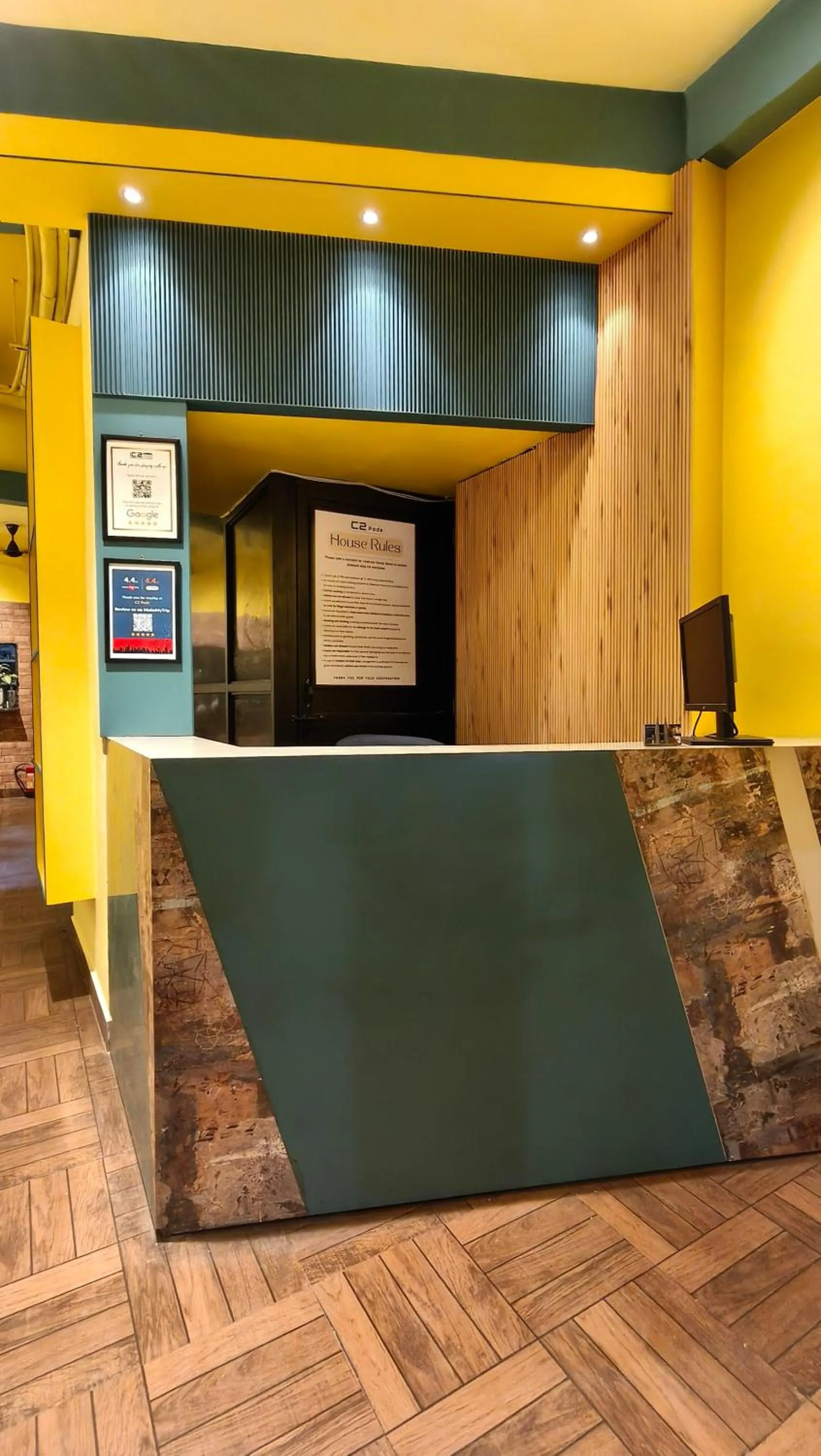 Lobby or reception in C2 Pods