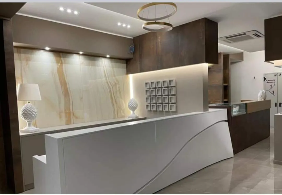 Lobby or reception in Hotel Posidonia