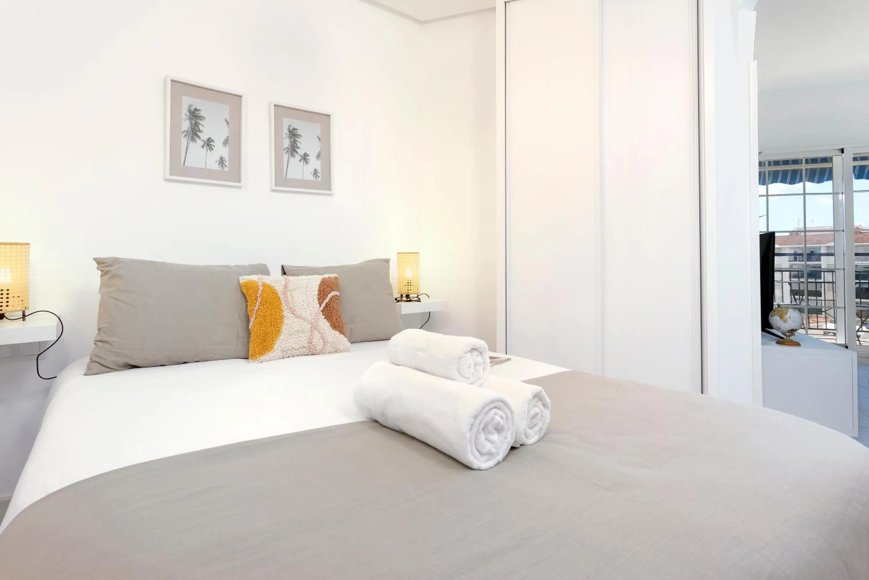 Bed in Sunstay Cozy Flat I Benalmadena Costa