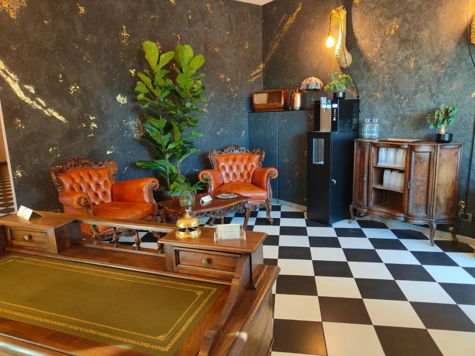 Lobby or reception in Albergo B&B Tenesi