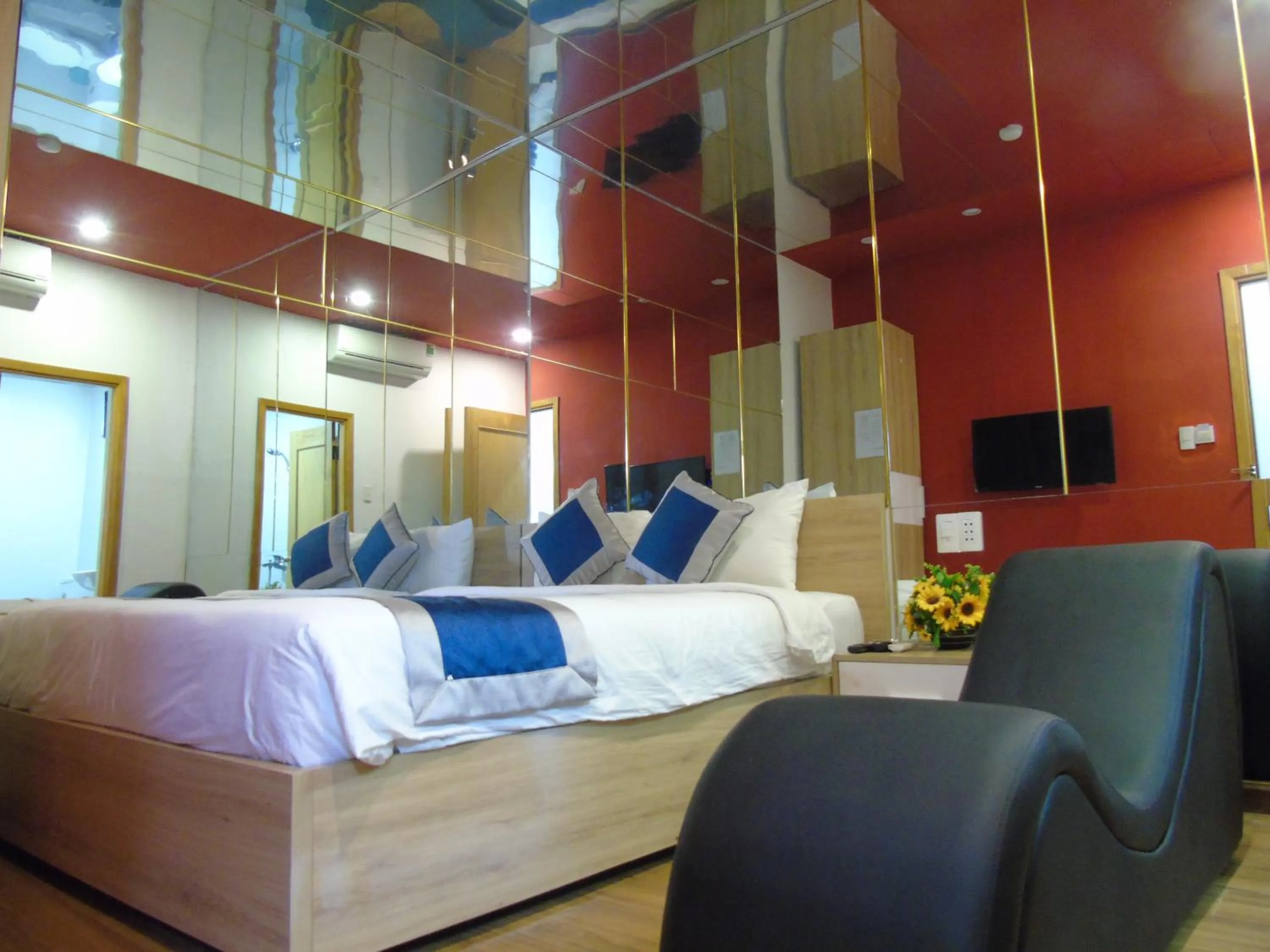 Bed in Mata Love hotel