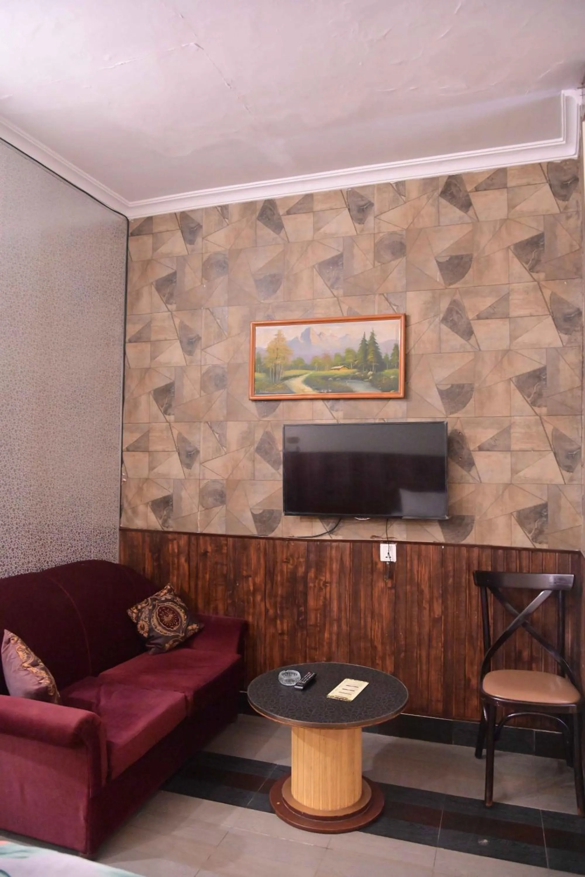 Communal lounge/ TV room in Hotel Taj Palace