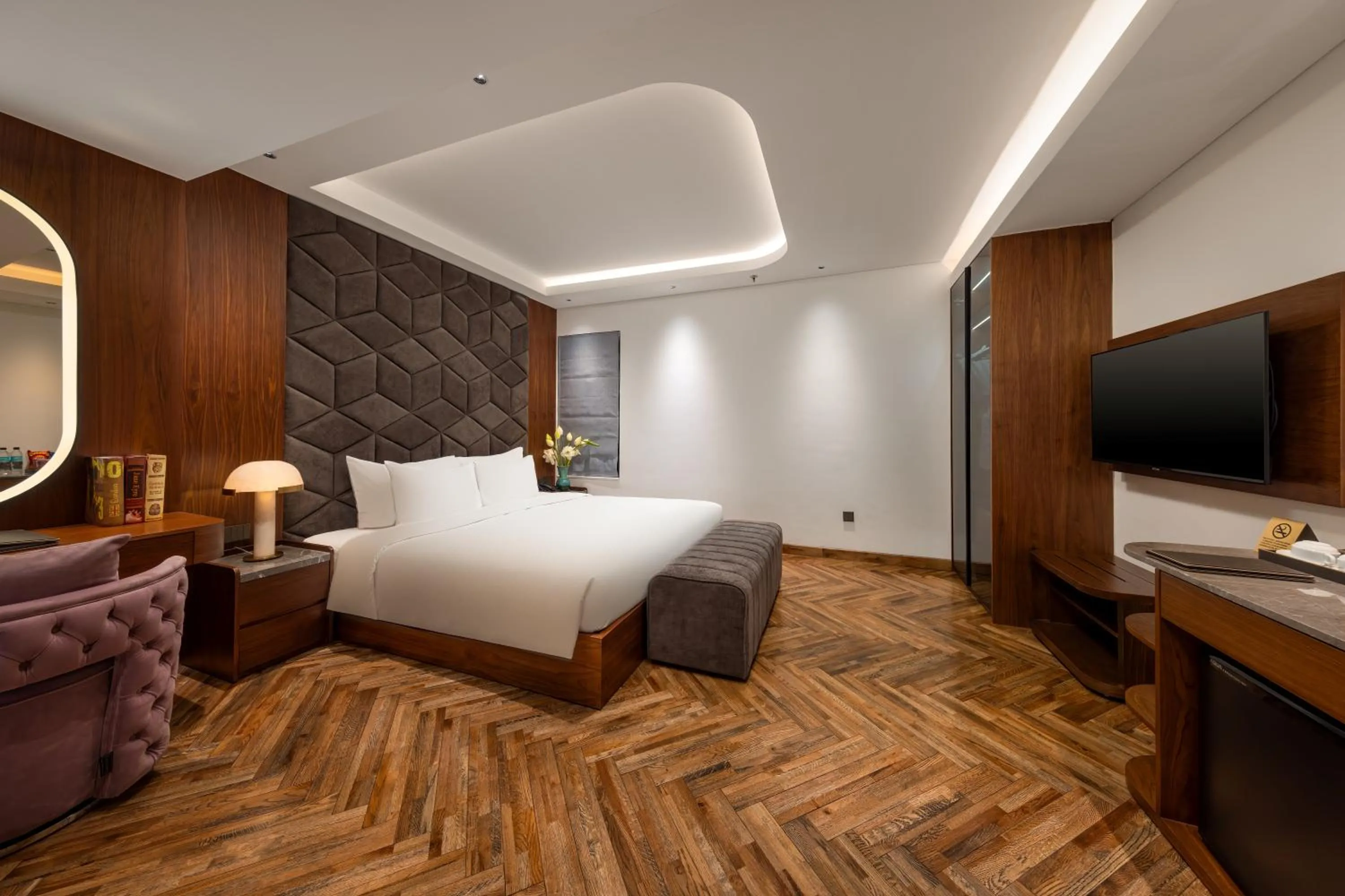 Bed in H Hôtel L'Art Hanoi