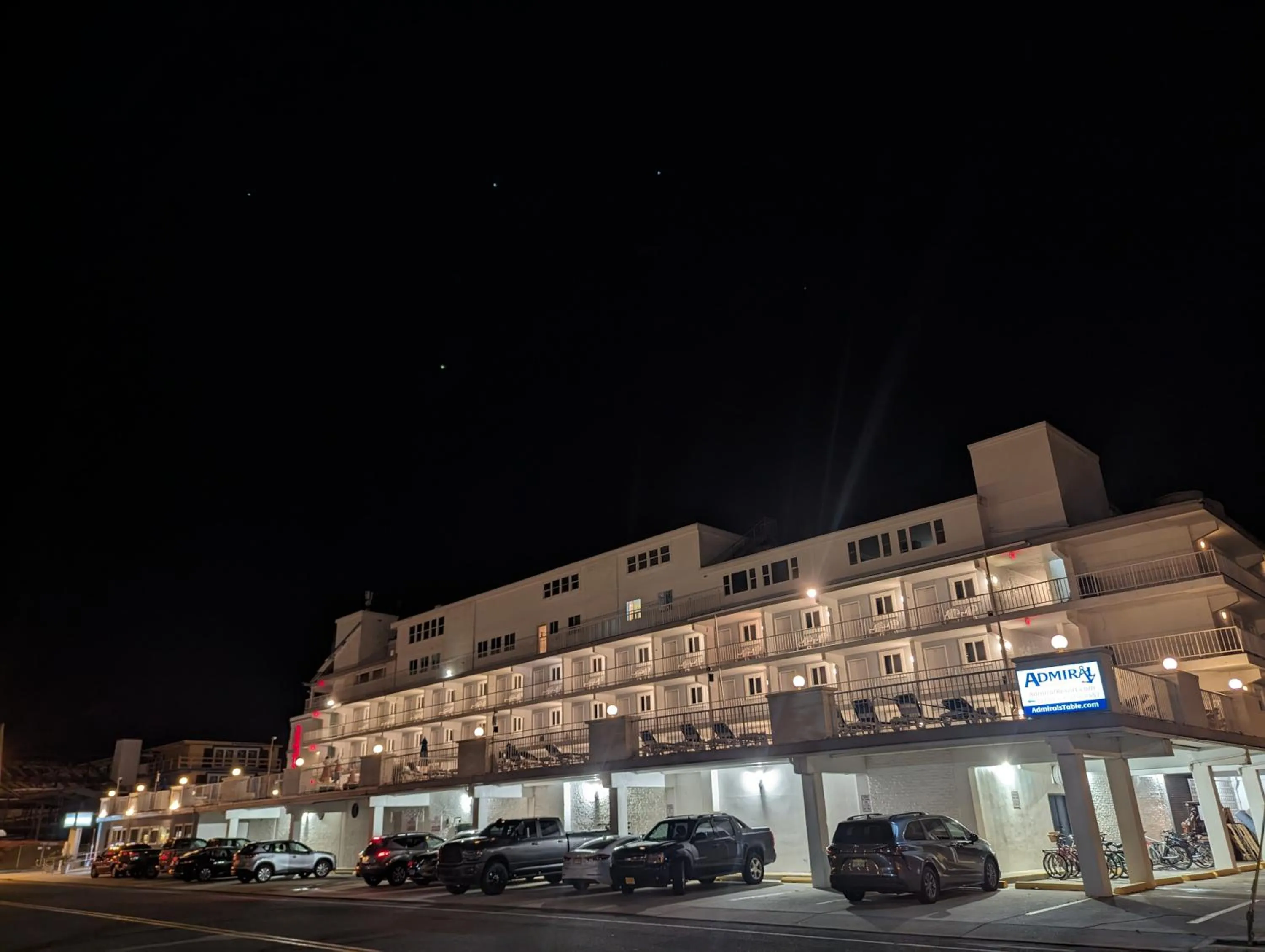 Property building in Admiral Resort Motel