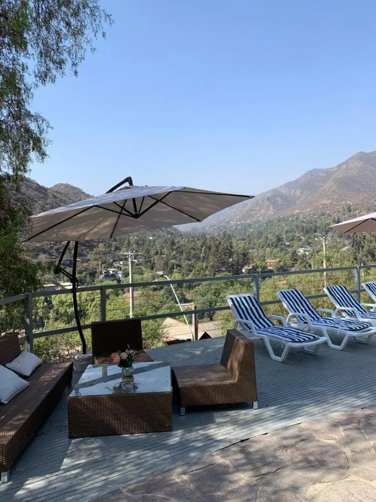 Natural landscape in Casa Arrayán