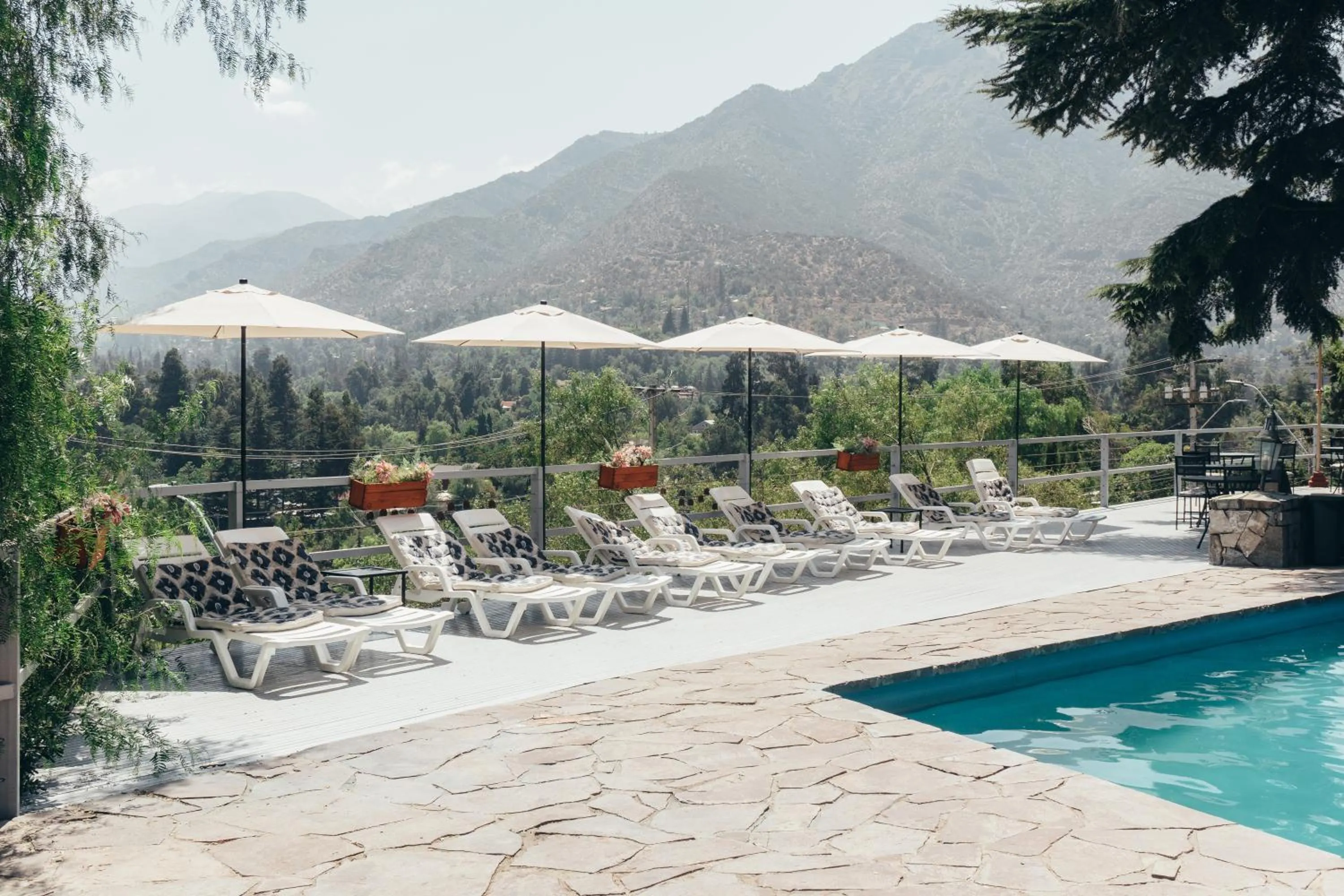 Natural landscape in Casa Arrayán