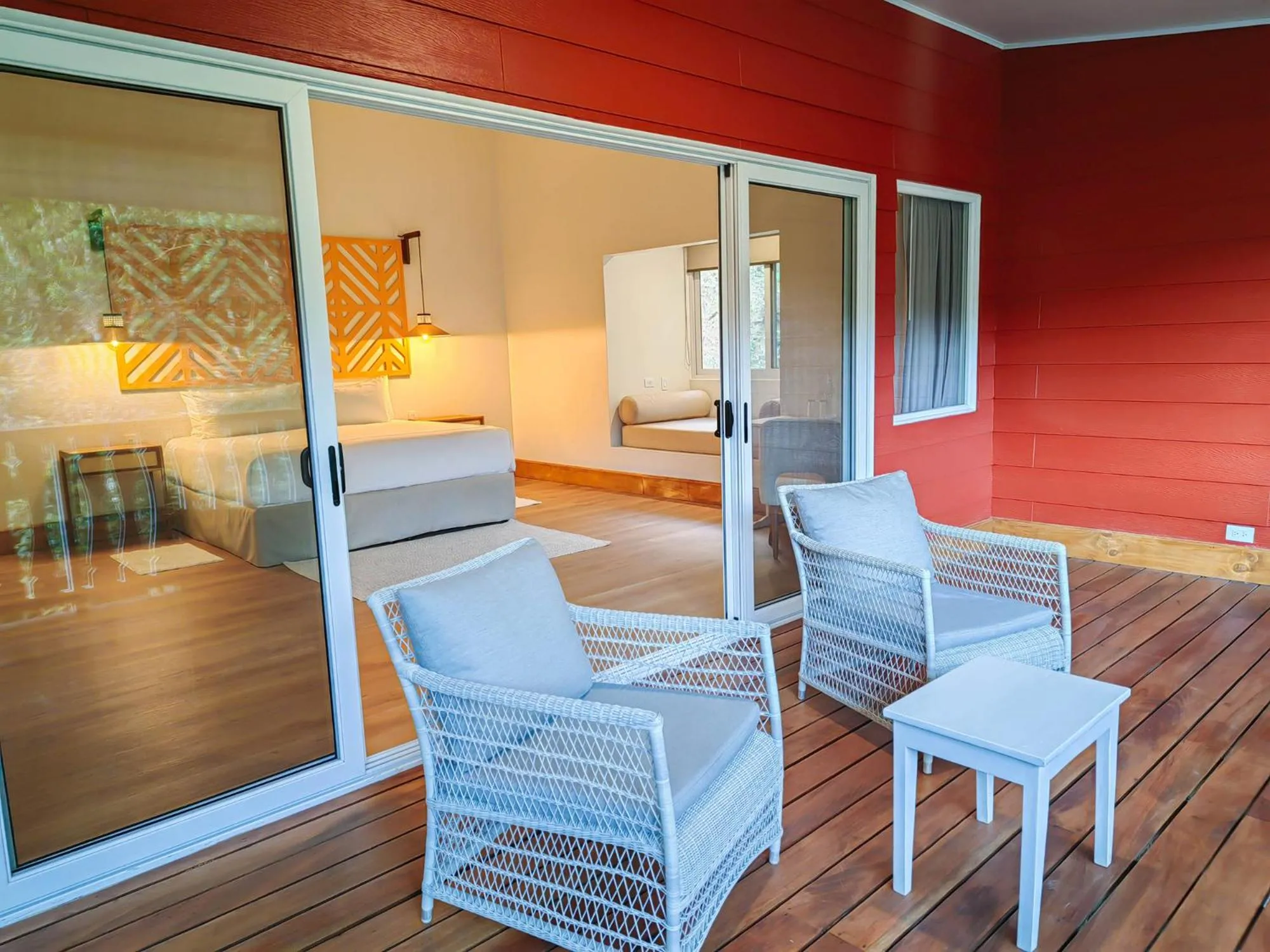Seating area in Cloud Forest Lodge