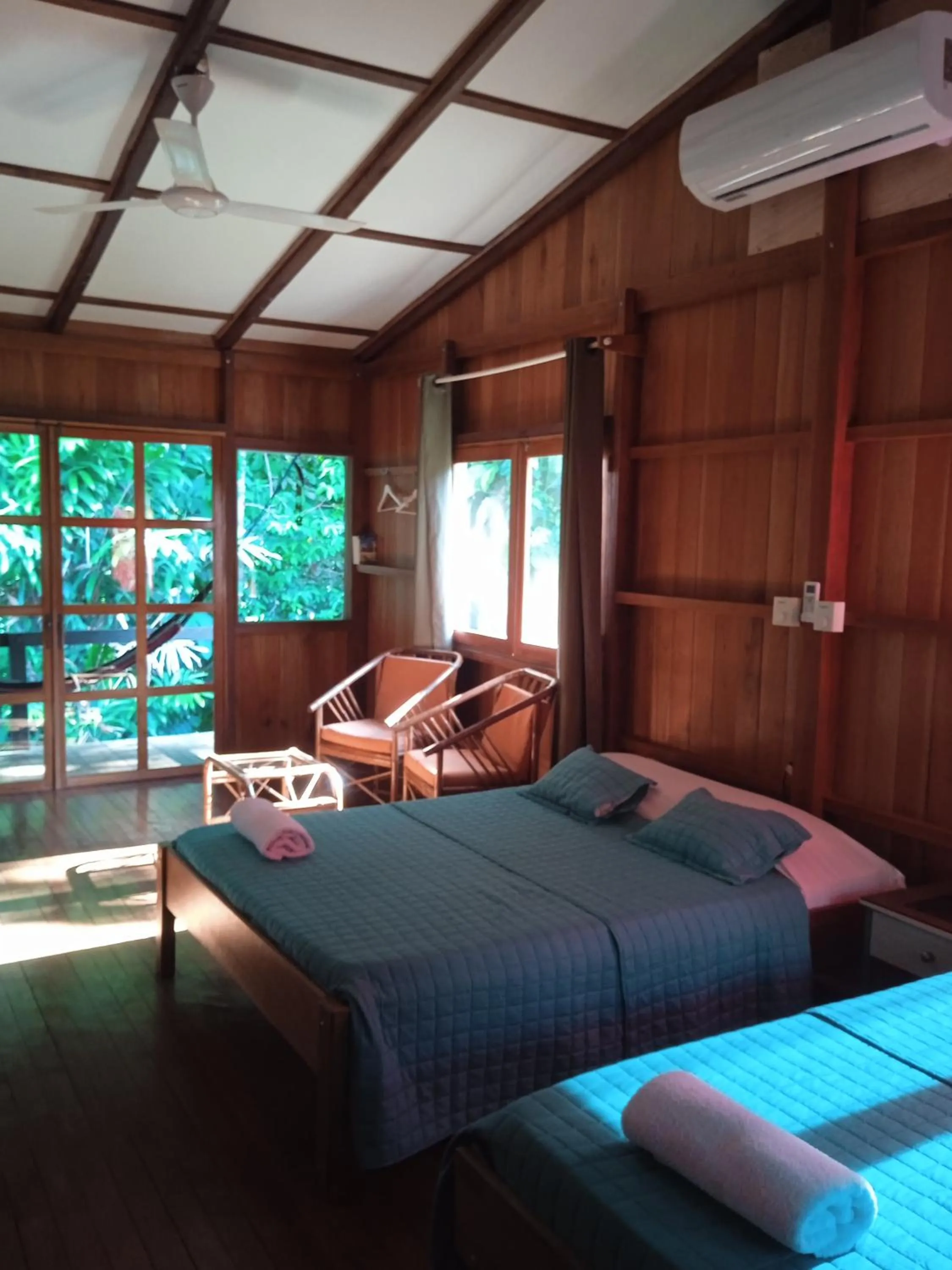 Bed in Cabañas Bajo Bosque Drake