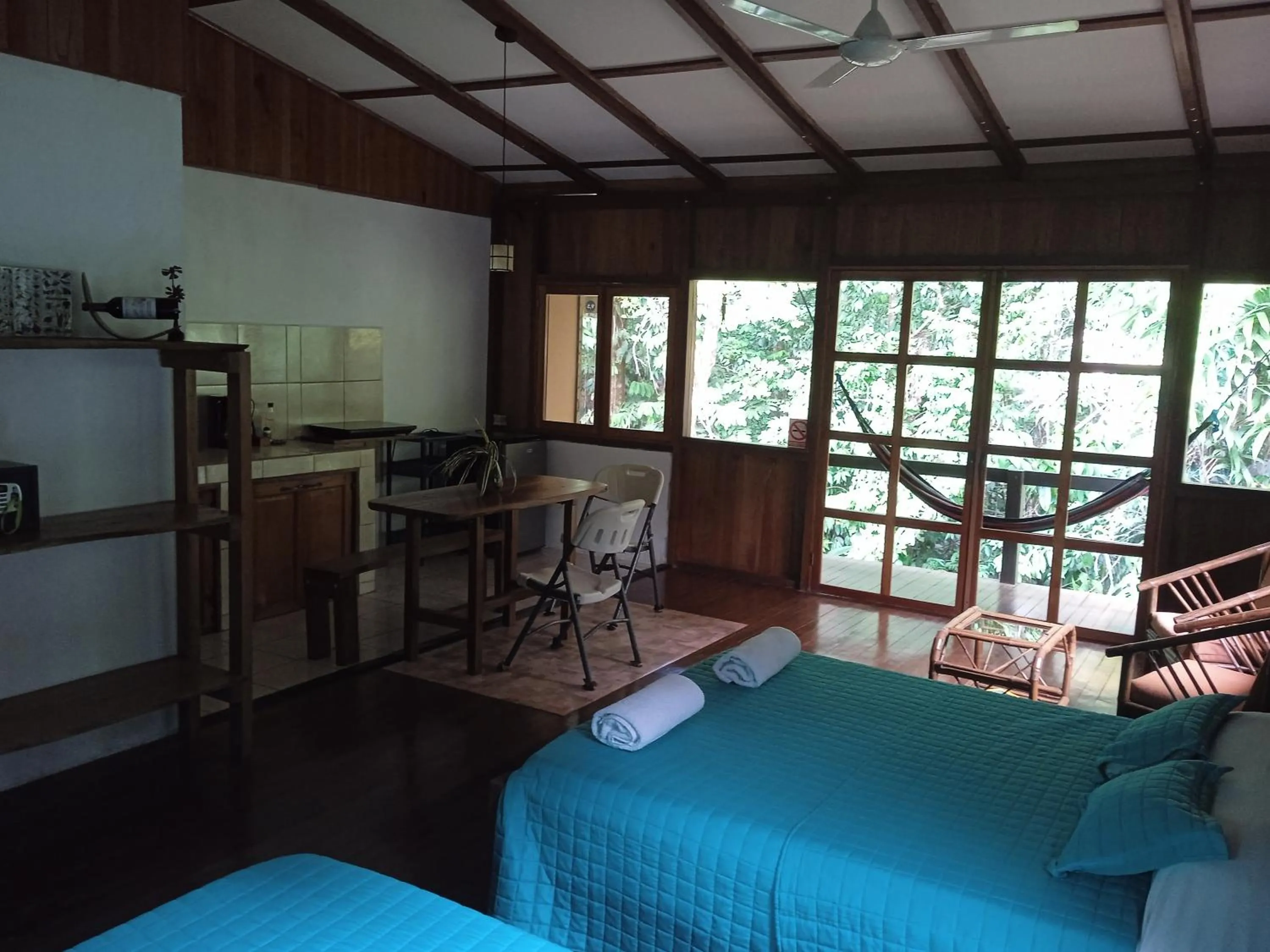 Bed in Cabañas Bajo Bosque Drake