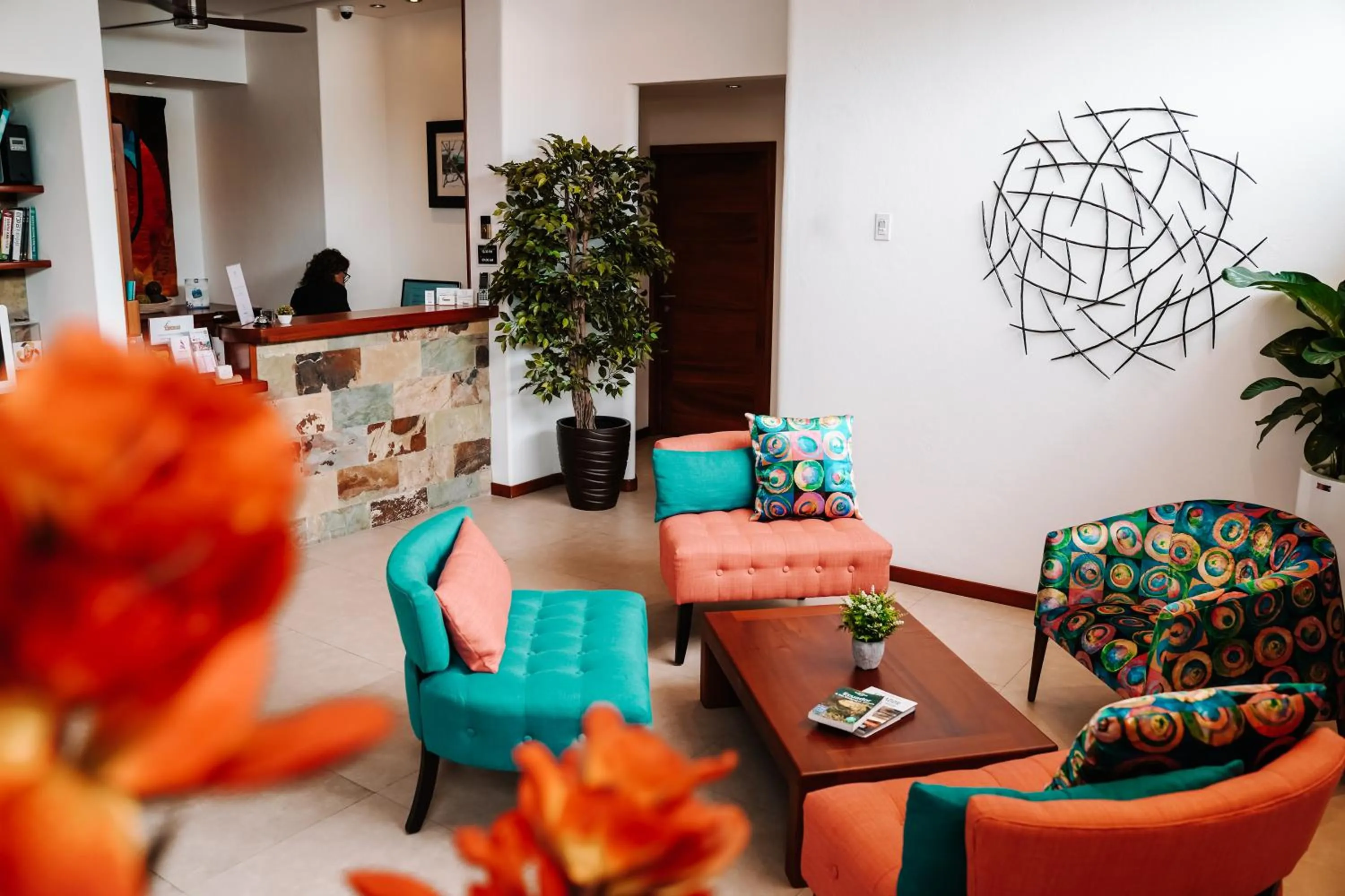 Living room in Hotel Cucuve