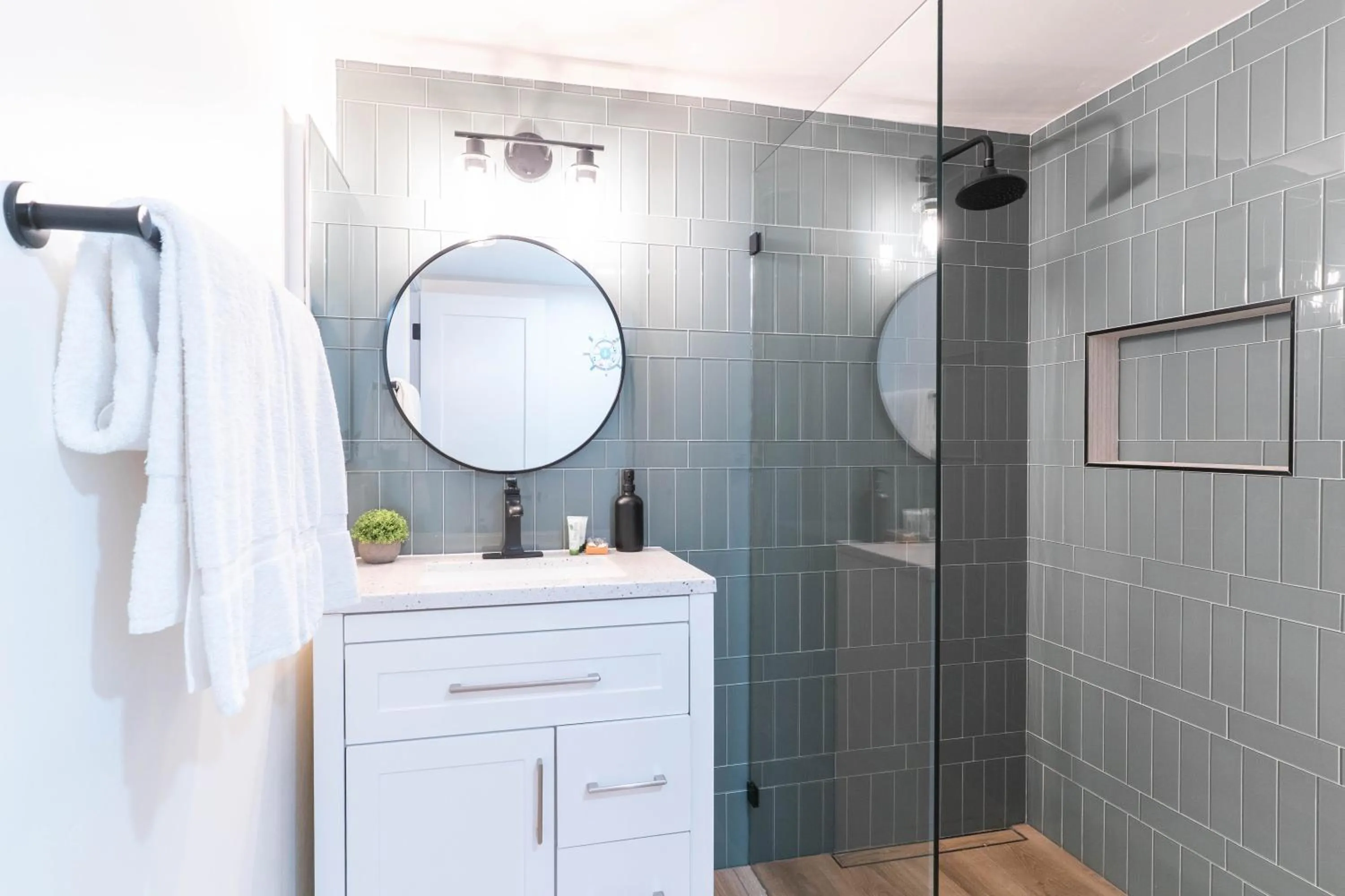 Shower in Beachwalk Villas