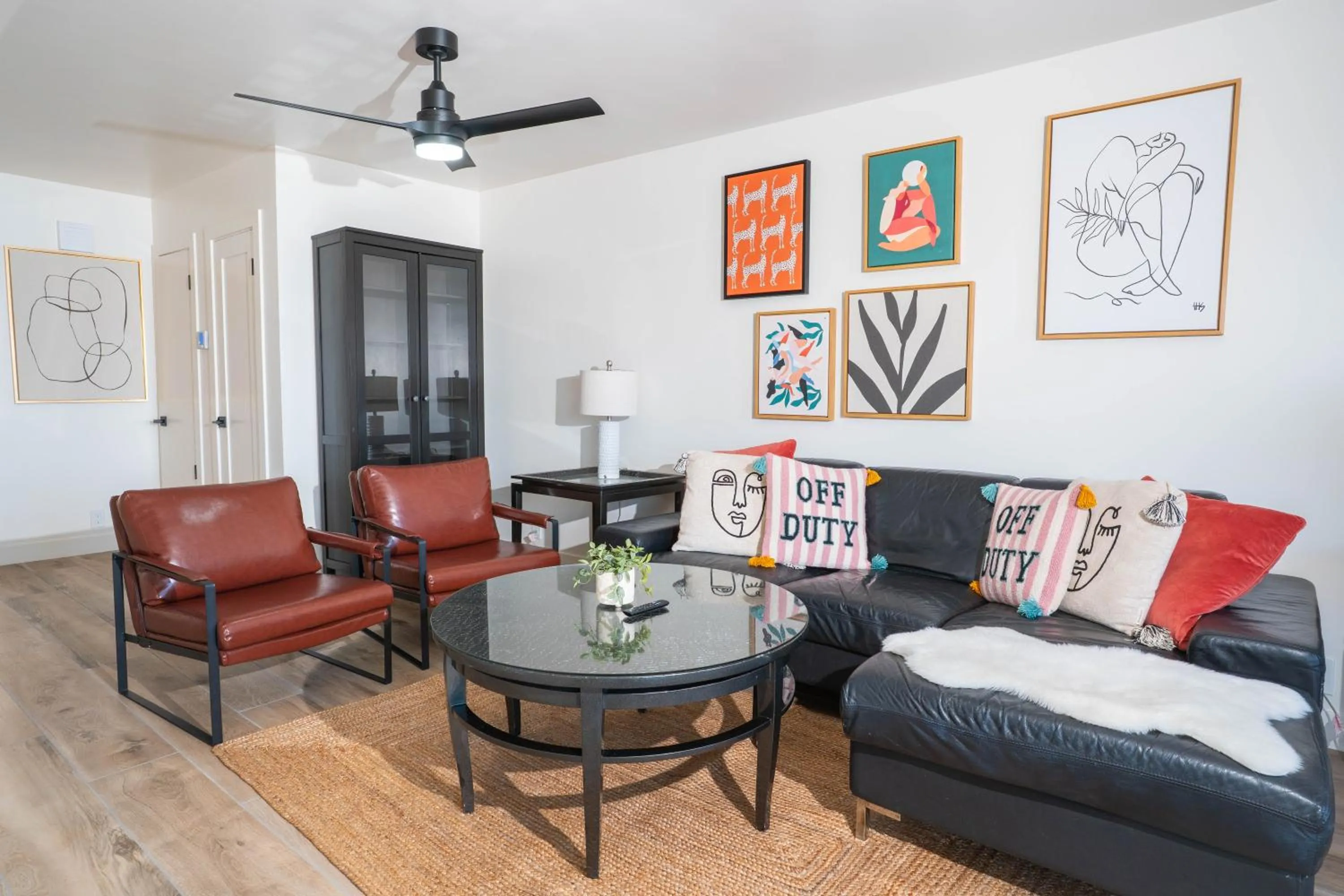 Living room in Beachwalk Villas