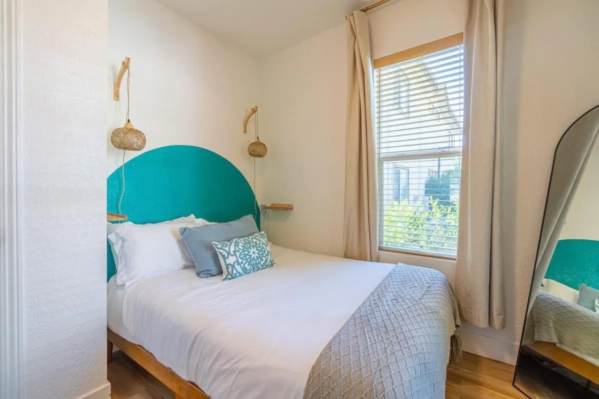 Bed in Charming Family 2BR Midtown Reno - Pets Welcome