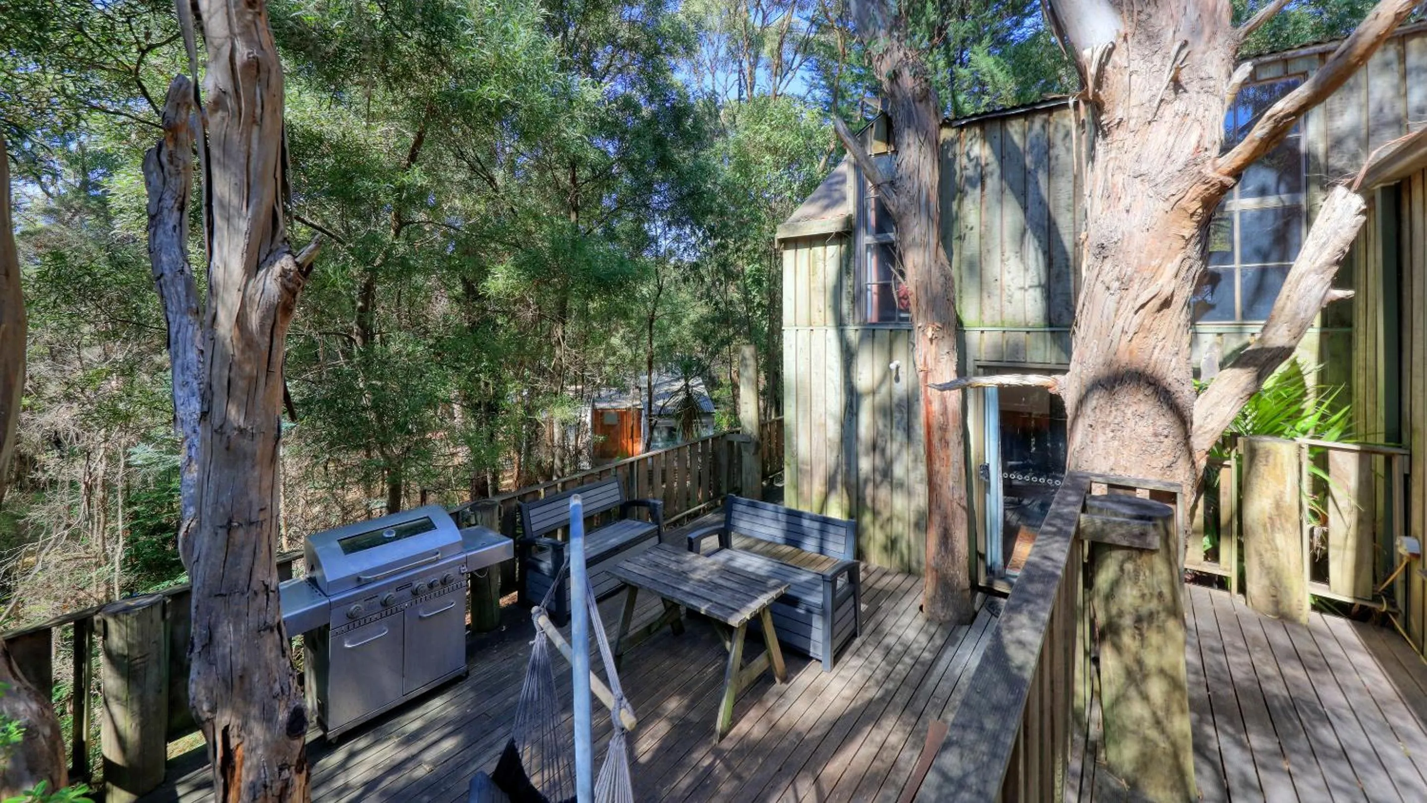 Natural landscape in Crayfish Creek Van & Cabin Park