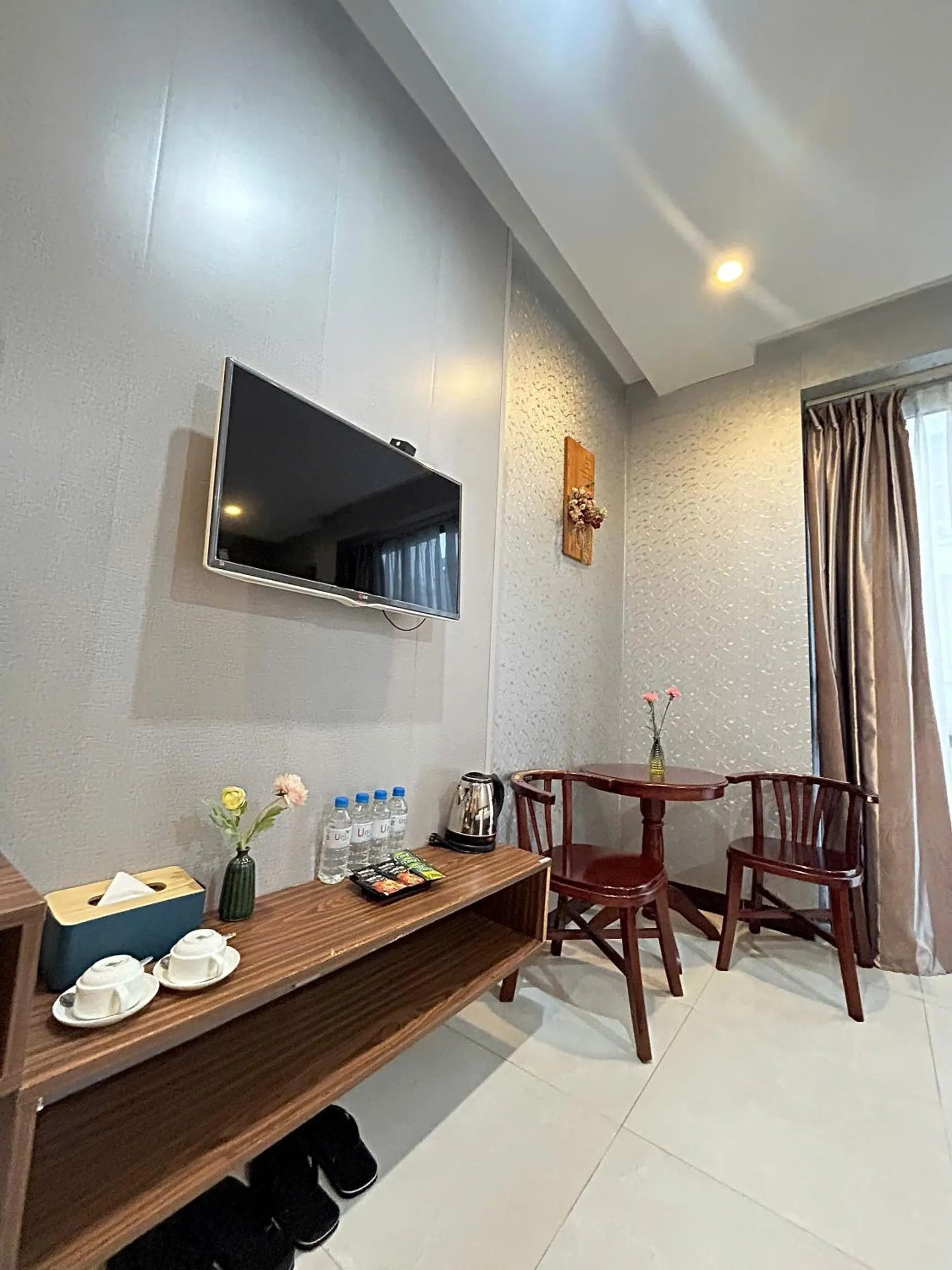 Seating area in BeSea Hotel