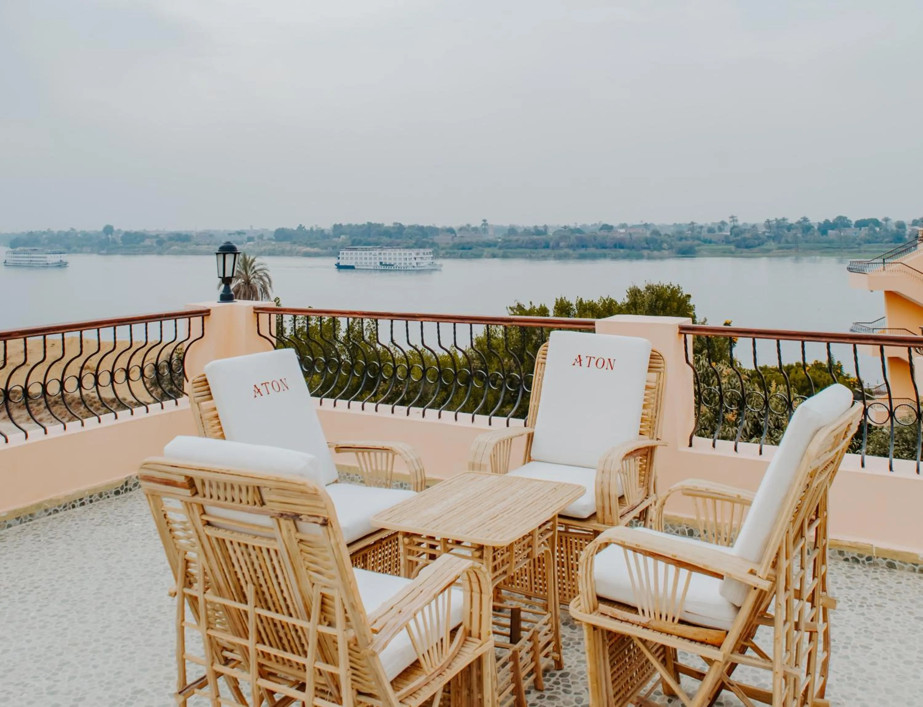 Balcony/Terrace in Aton Suites Luxor Resort East Bank Nile View